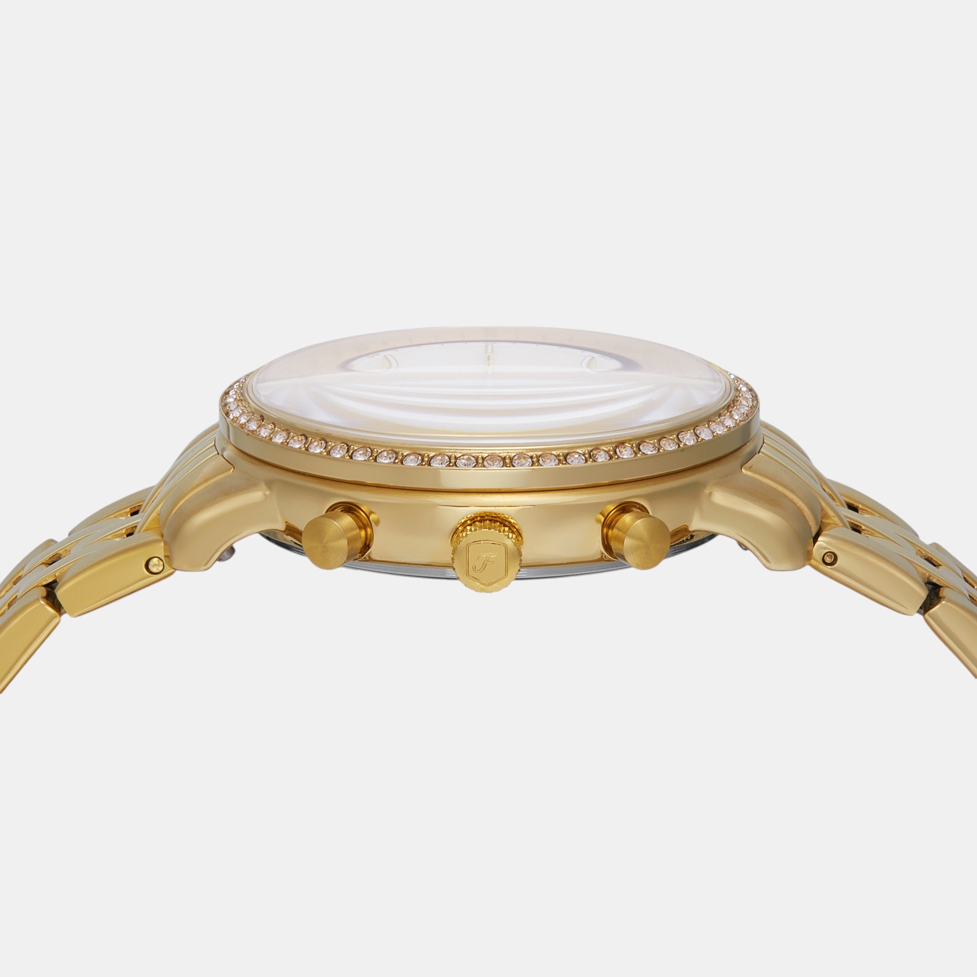 Fossil Neutra Women Quartz White Dial Chronograph Stainless Steel Watch Es5358