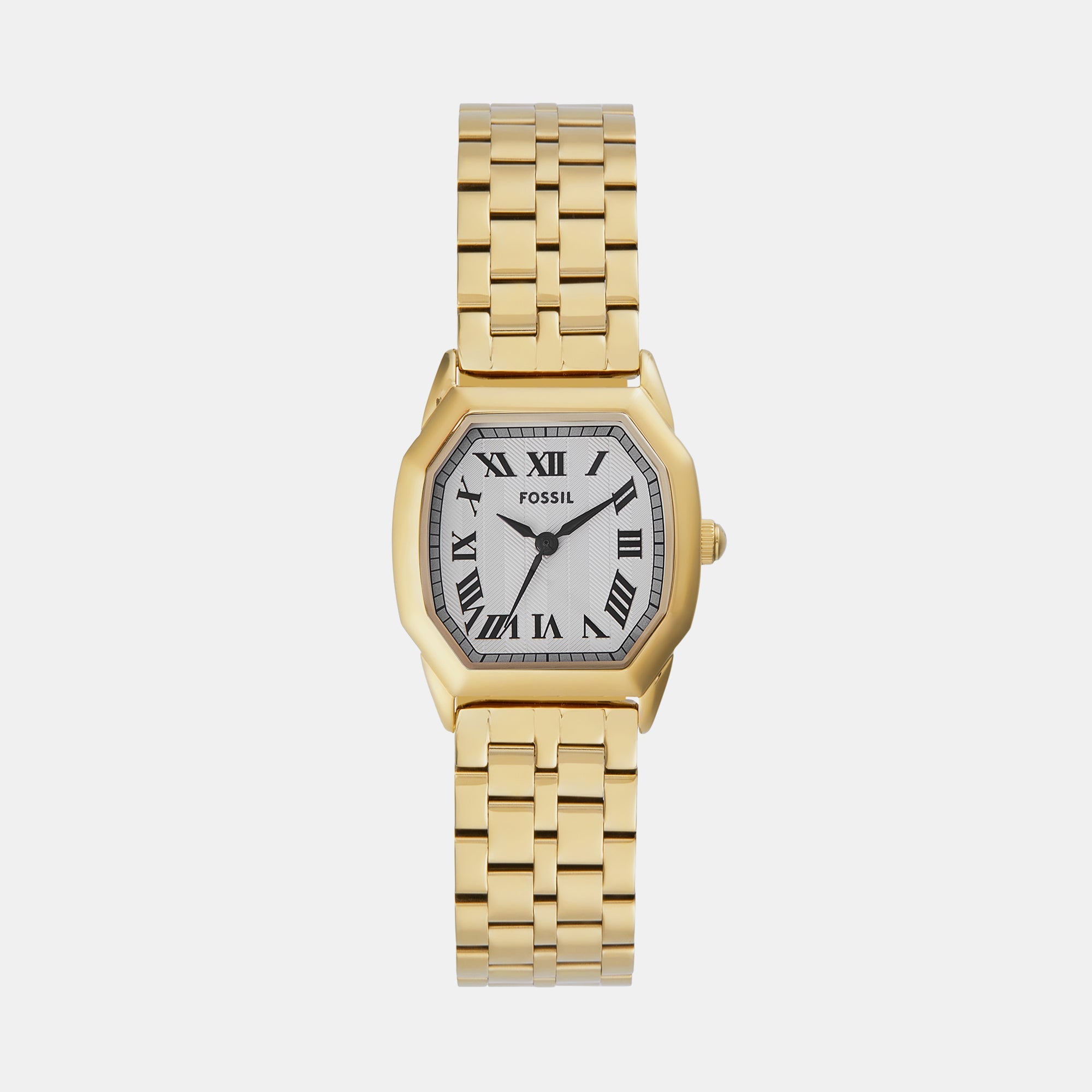 Fossil Harlow Women Quartz Cream Dial Analog Stainless Steel Watch Es5361