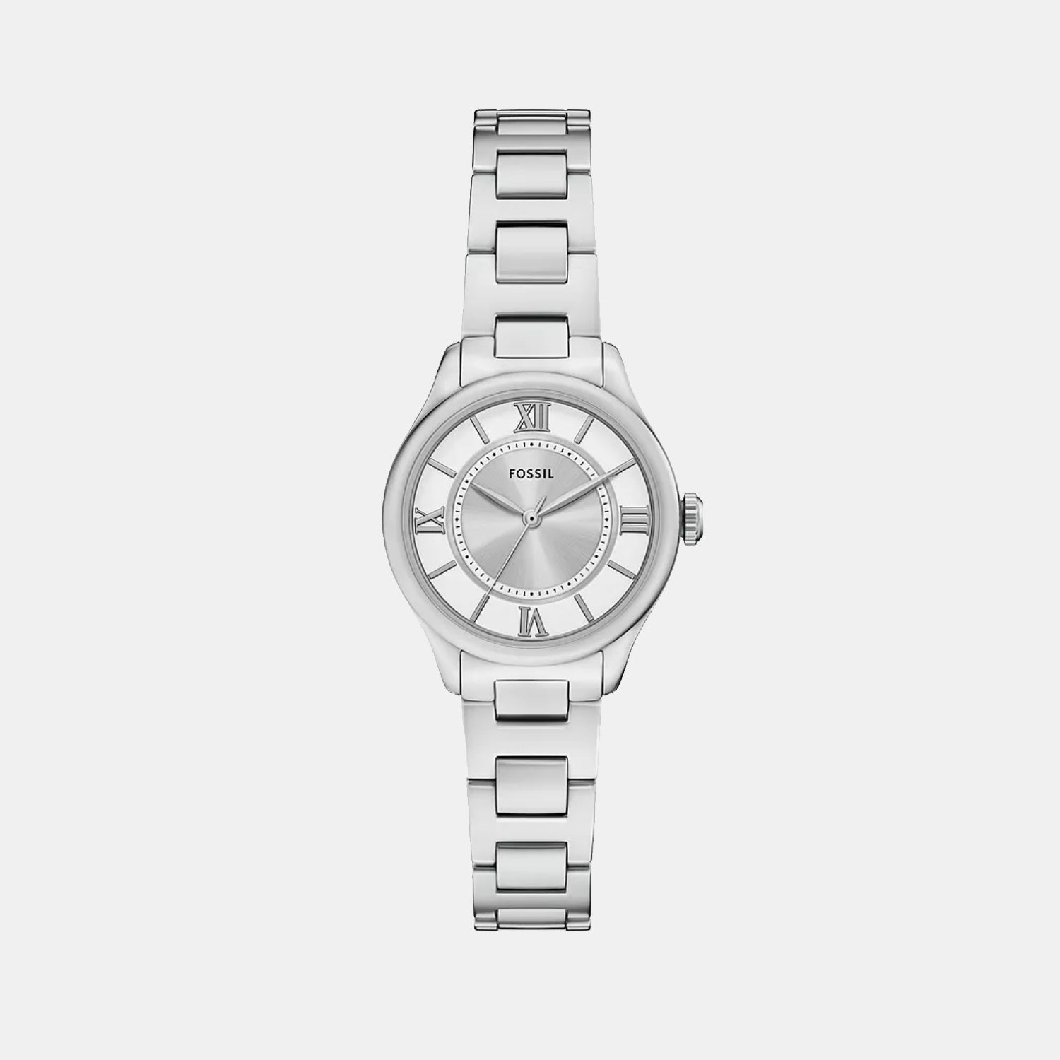 Fossil Gilmore Women Quartz Silver Dial Analog Stainless Steel Watch Es5419