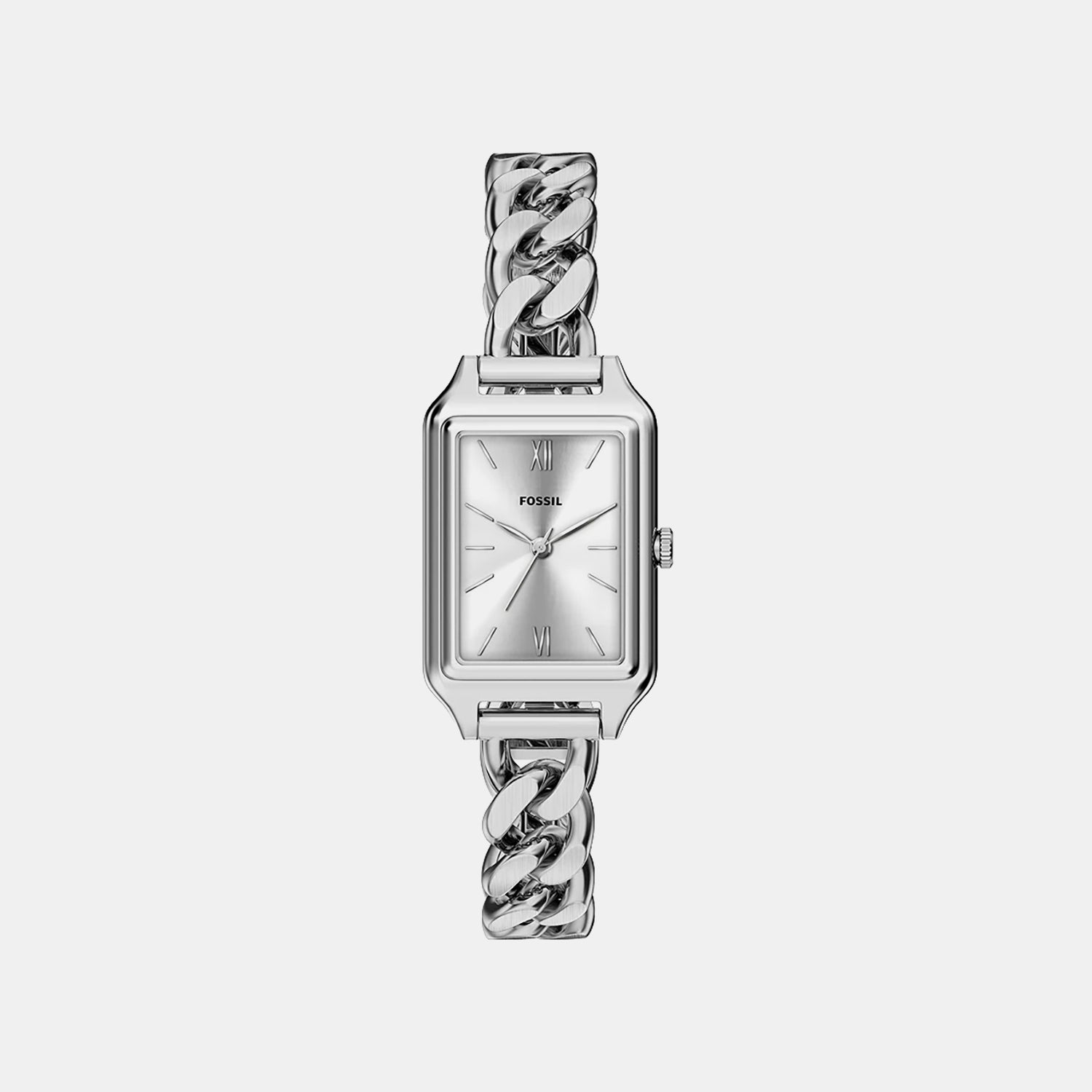 Fossil Raquel Women Quartz Silver Dial Analog Stainless Steel Watch Es5477