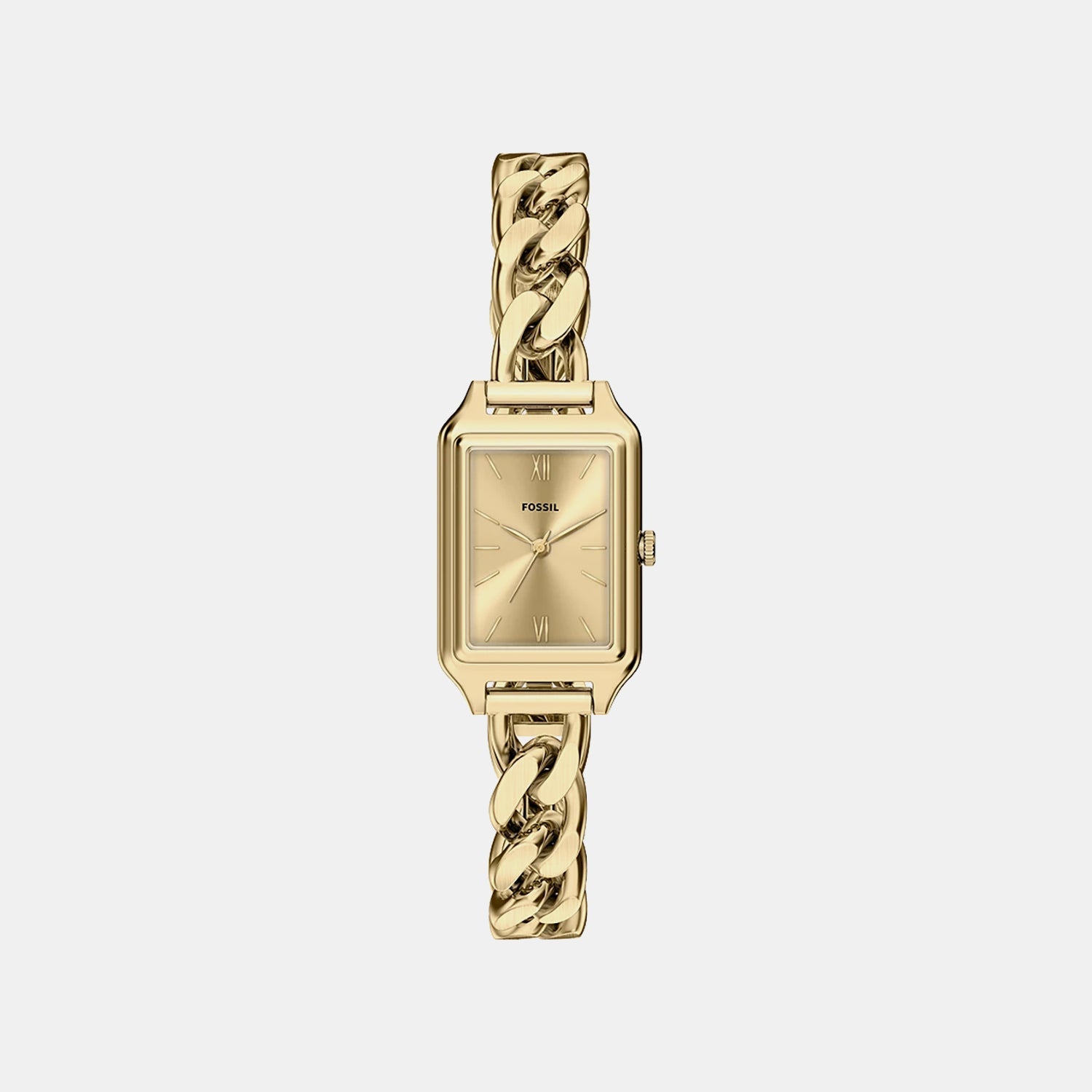 Fossil Raquel Women Quartz Gold Dial Analog Stainless Steel Watch Es5478