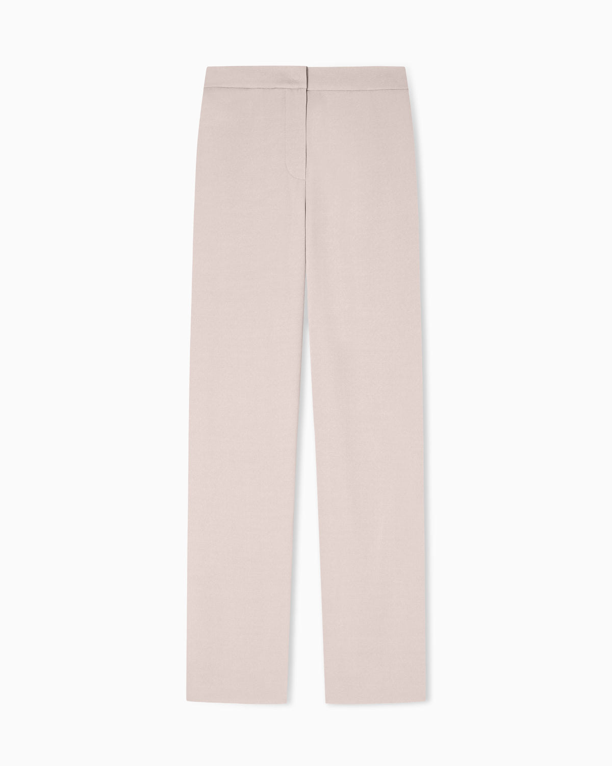 Emporio Armani Washed twill trousers with side crease