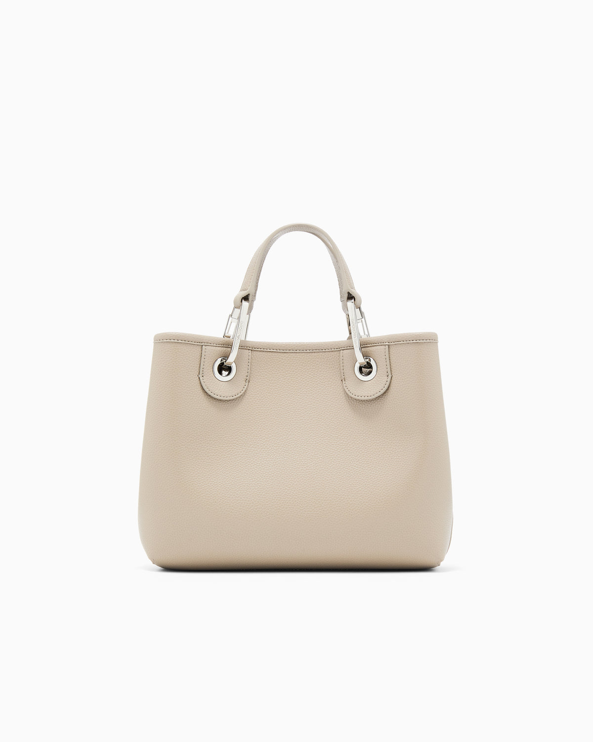 Emporio Armani Shopping bag with pebbled finish and detachable strap