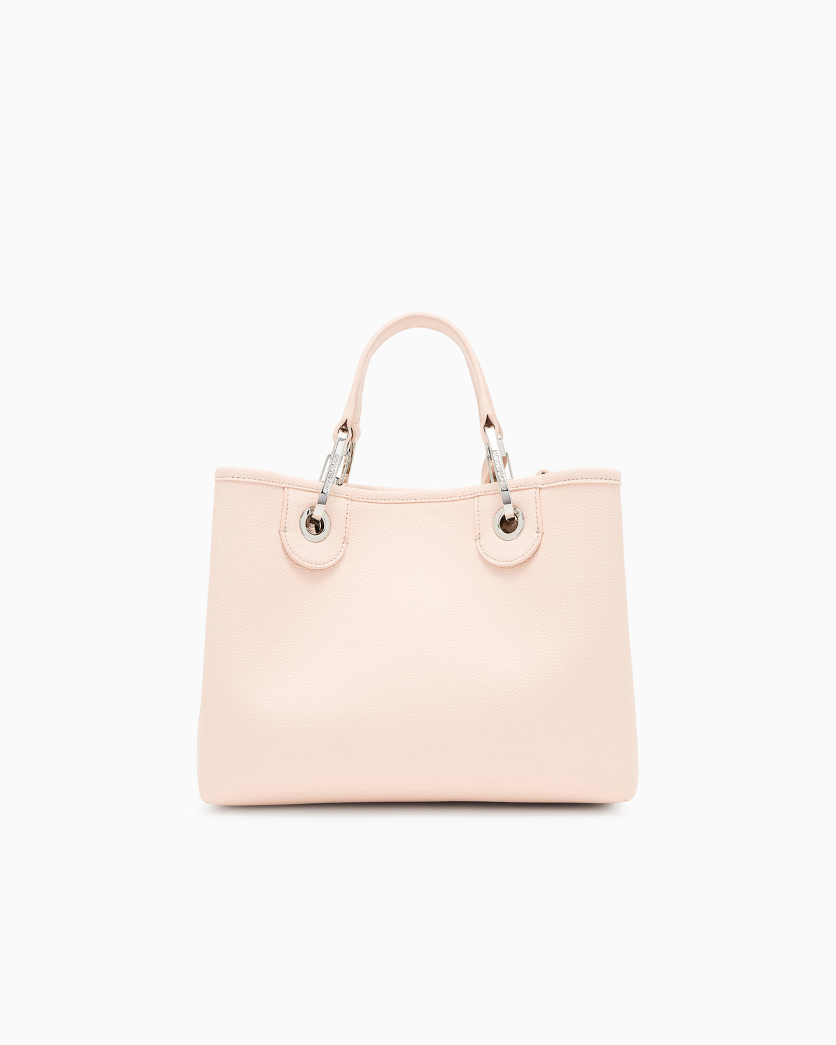 Emporio Armani Shopping bag with pebbled finish and detachable strap