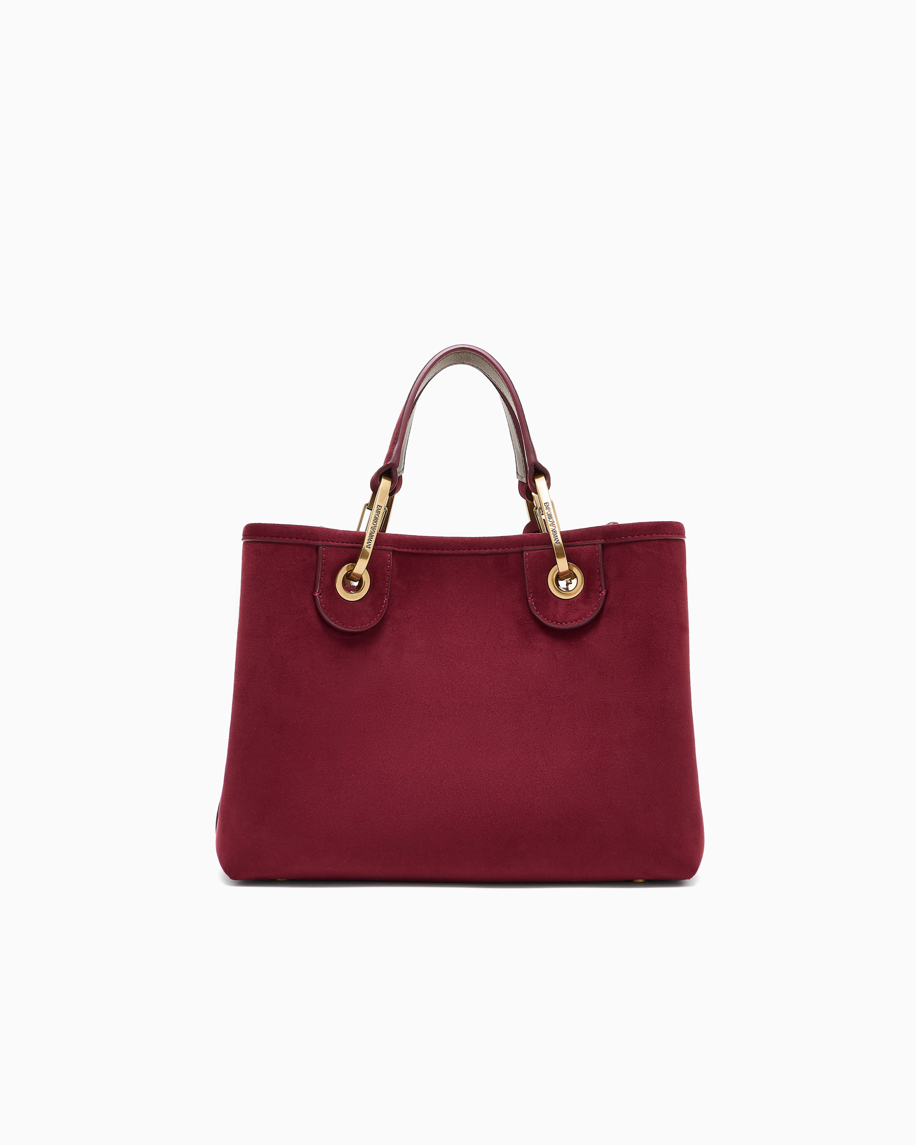 Emporio Armani Faux suede small MyEA shopper bag