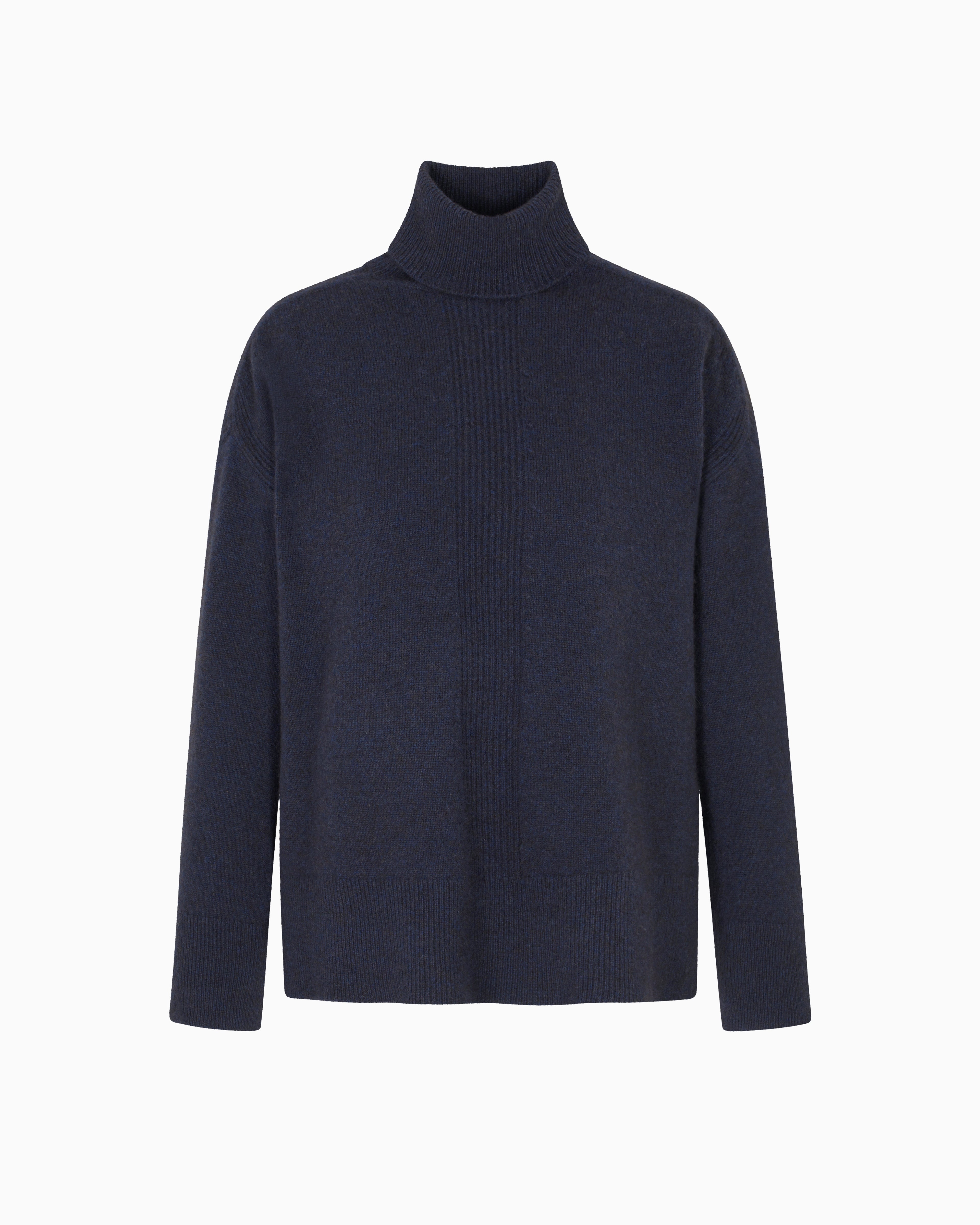Emporio Armani Rollneck jumper in a yak wool blend