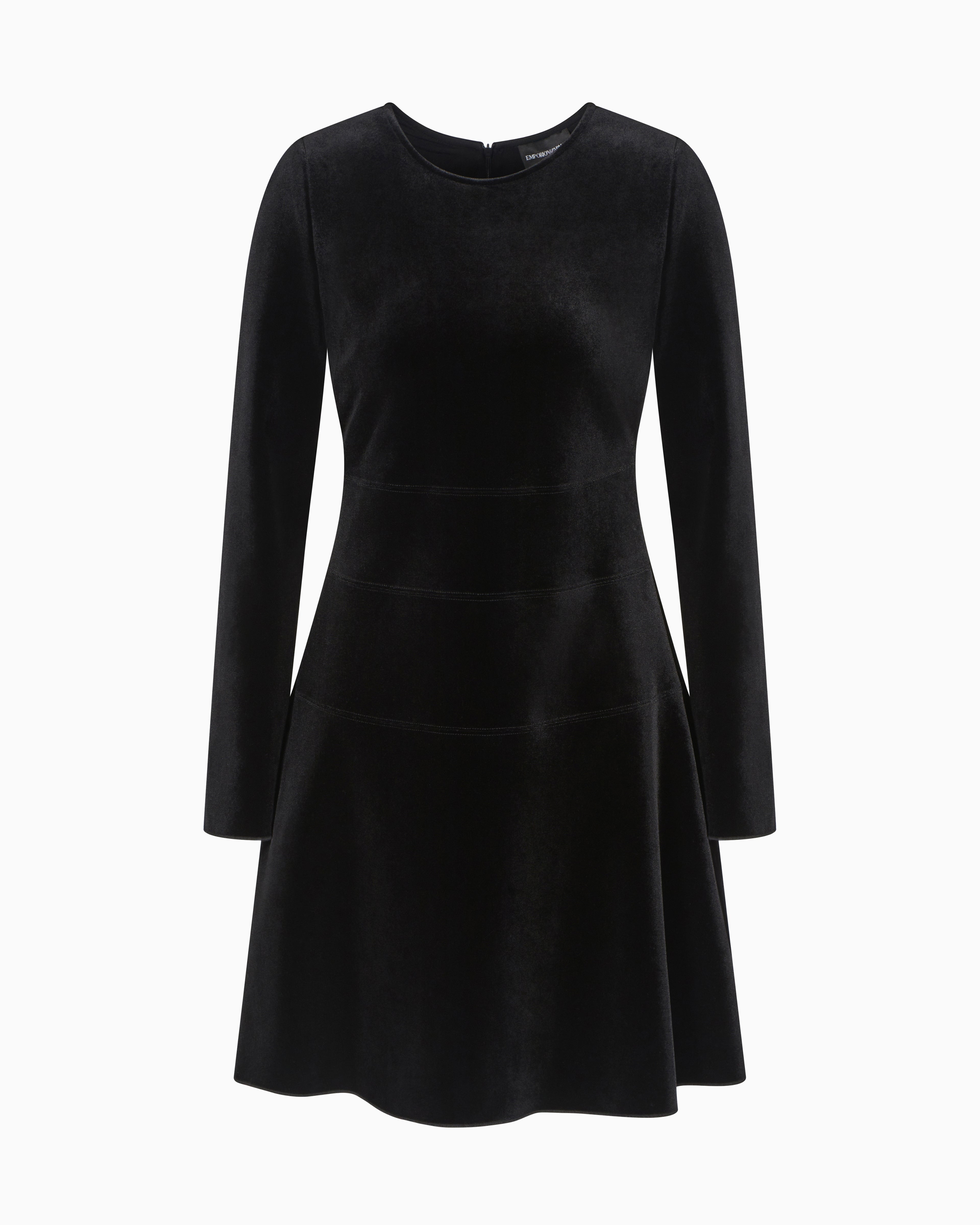 Emporio Armani Chenille jersey dress