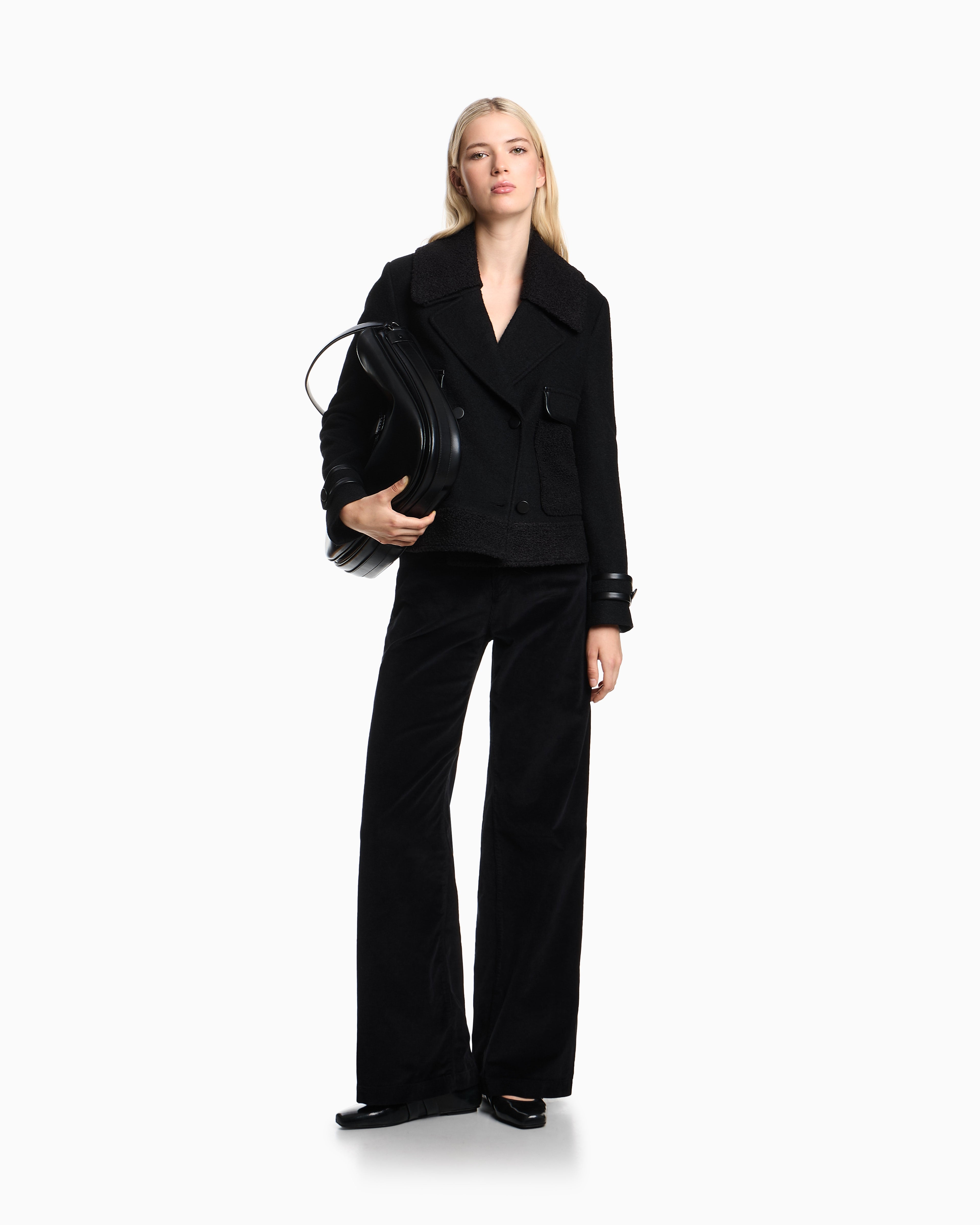 Emporio Armani Double Breasted Pea Coat