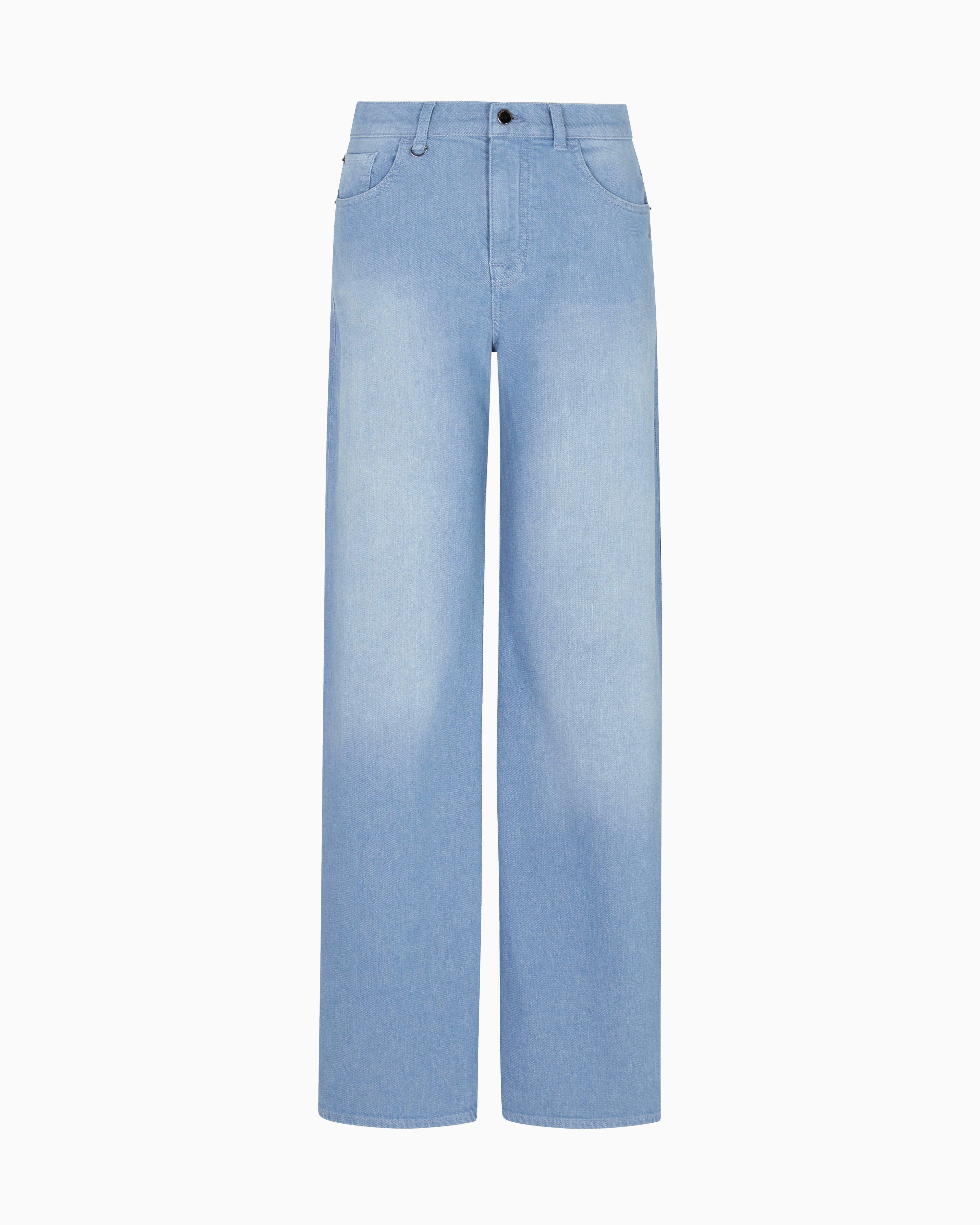 Emporio Armani J7E Mid-rise straight-leg jeans in yarn-dyed cotton drill