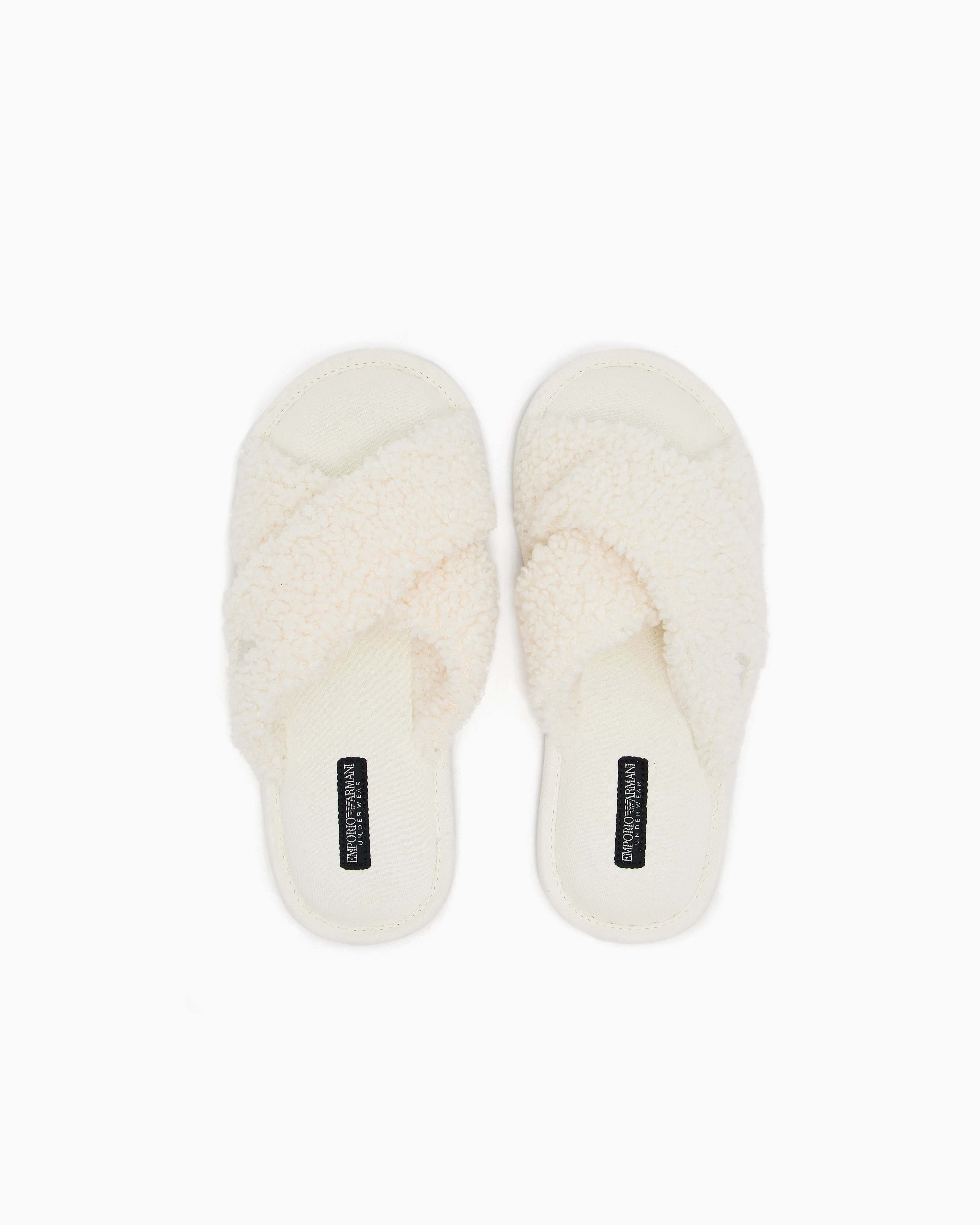 Emporio Armani Furry slippers