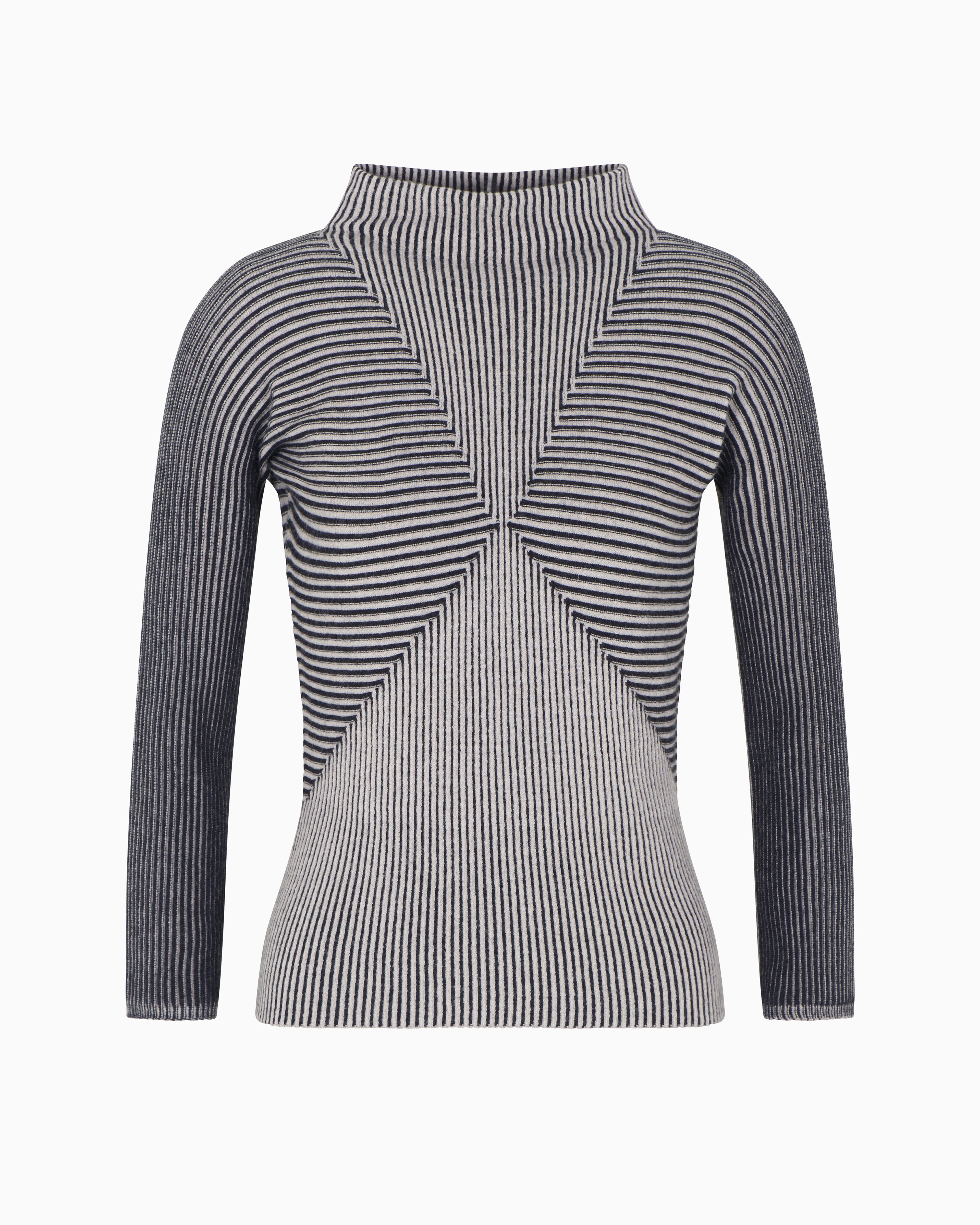 Emporio Armani Jumper with striped links-stitch details