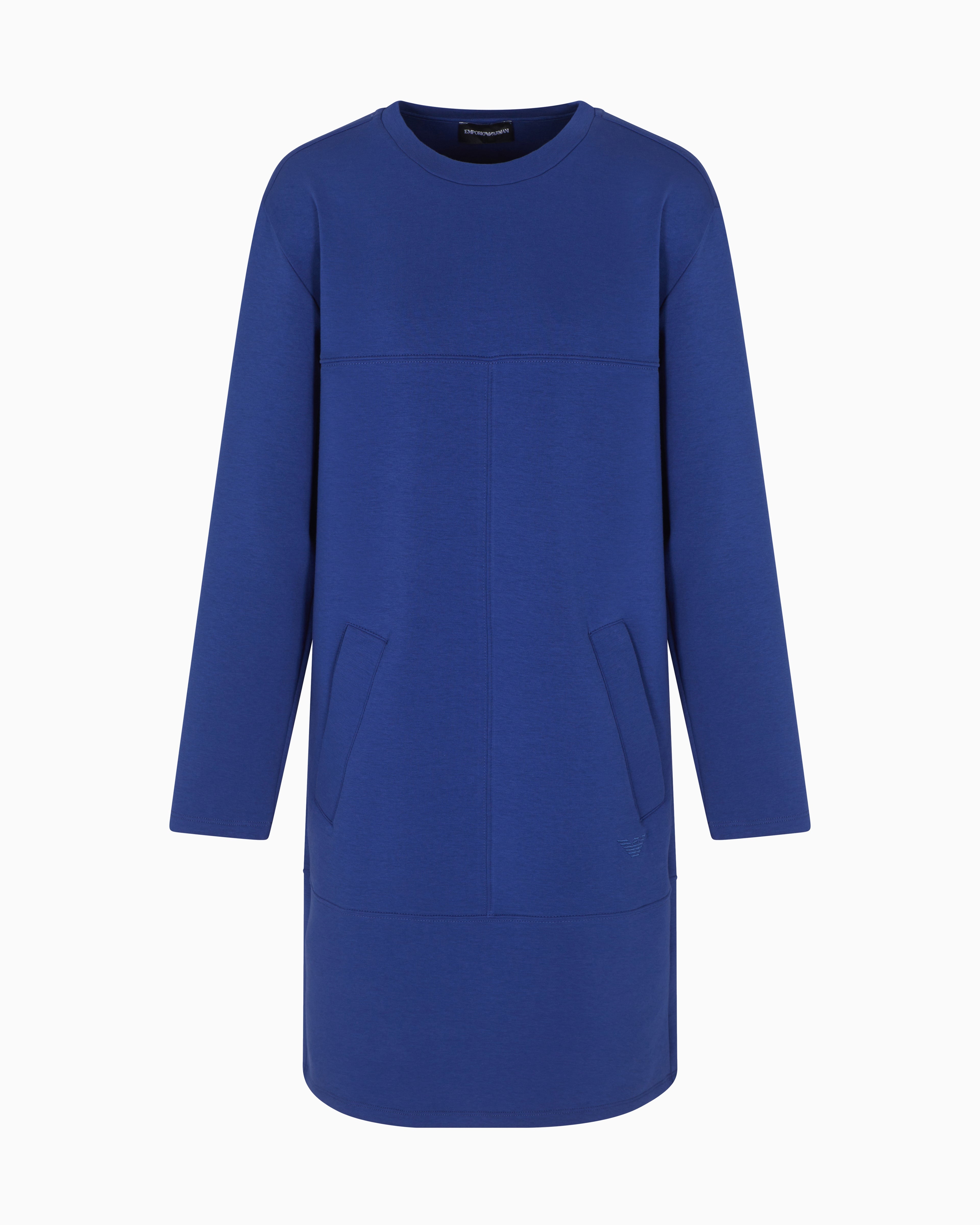Emporio Armani Double jersey crew-neck dress