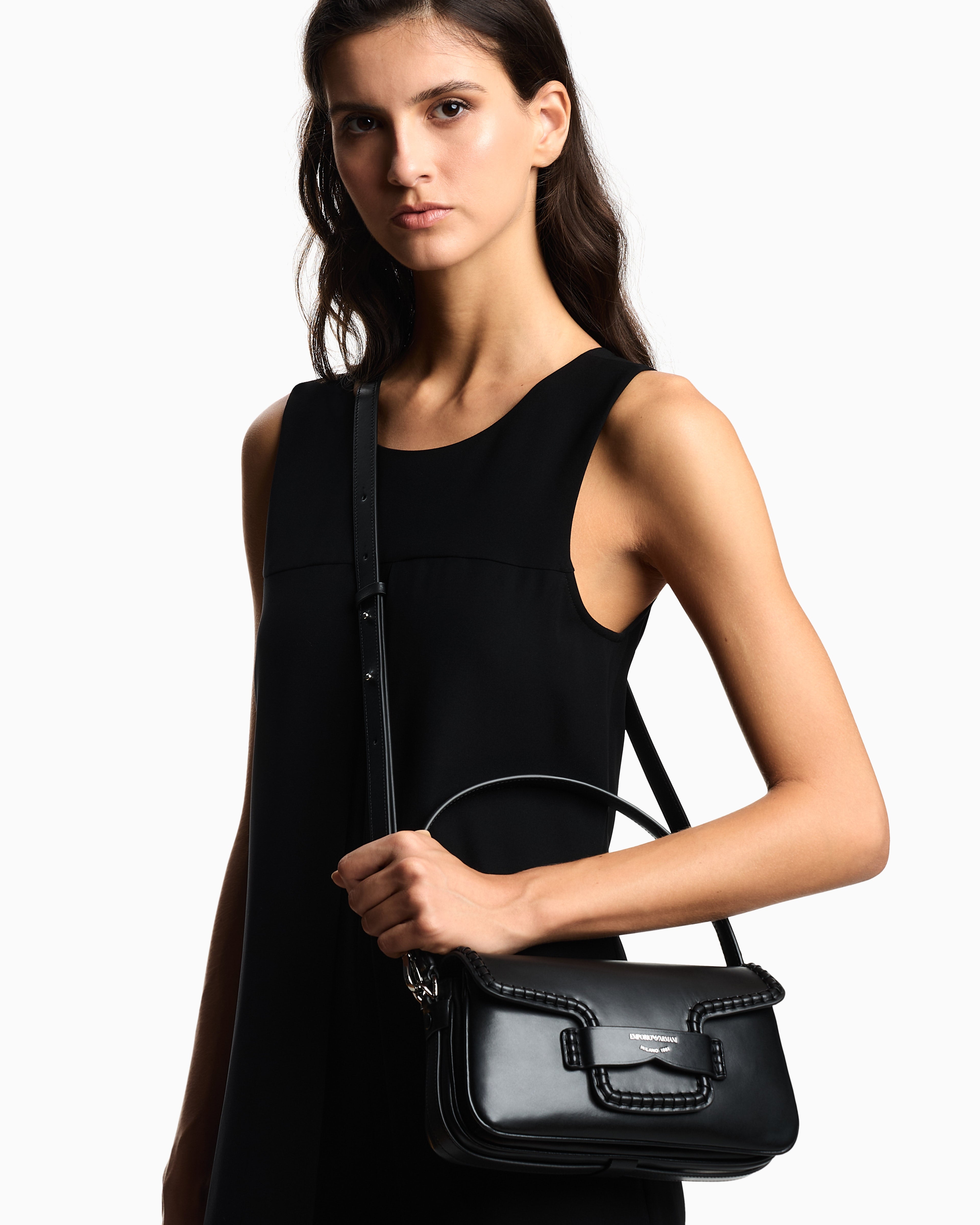 Emporio Armani Shoulder bag with buckle
