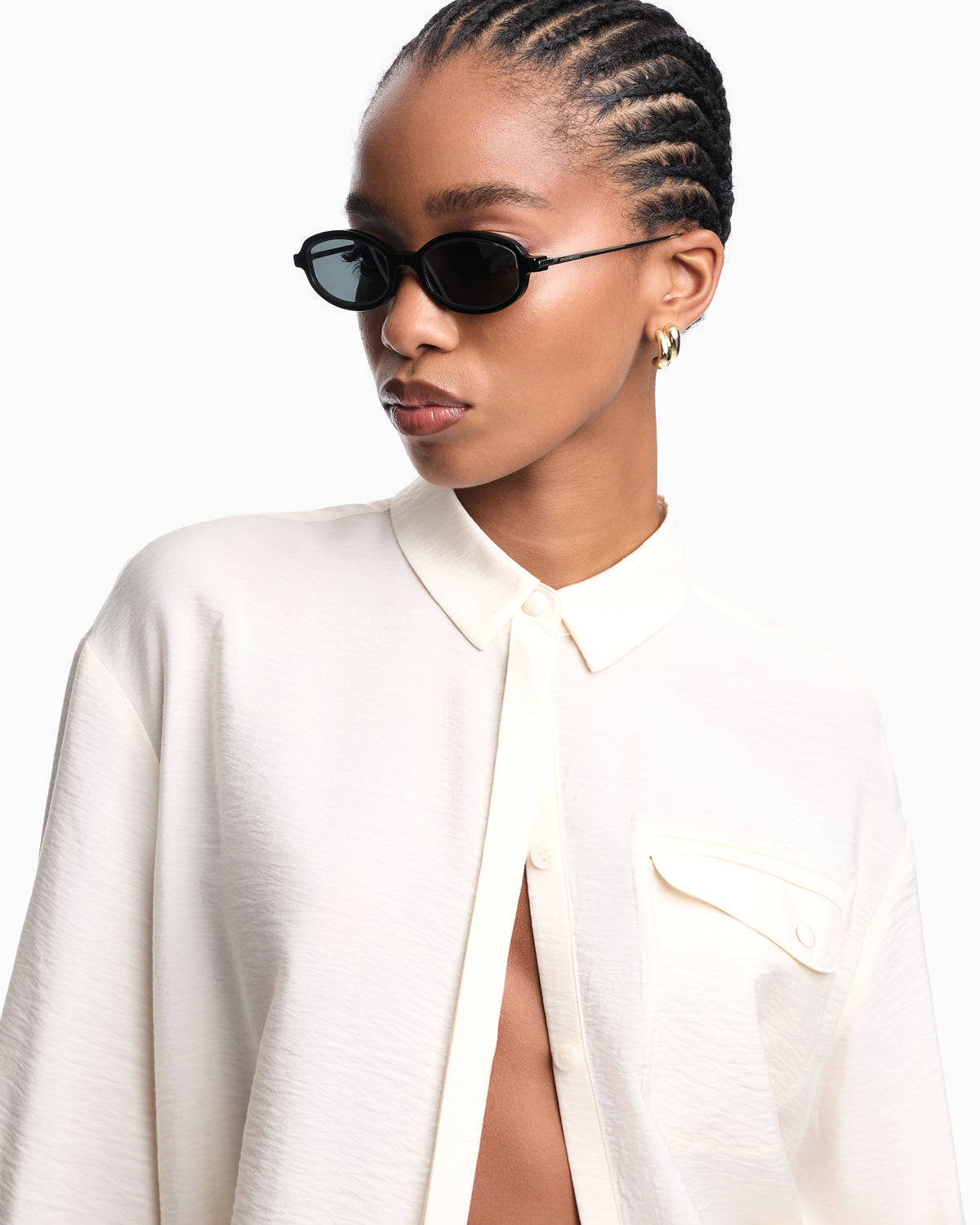 Emporio Armani Technical rayon shirt