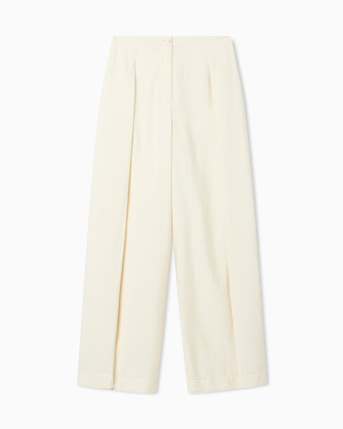 Emporio Armani Wide-leg trousers in technical rayon