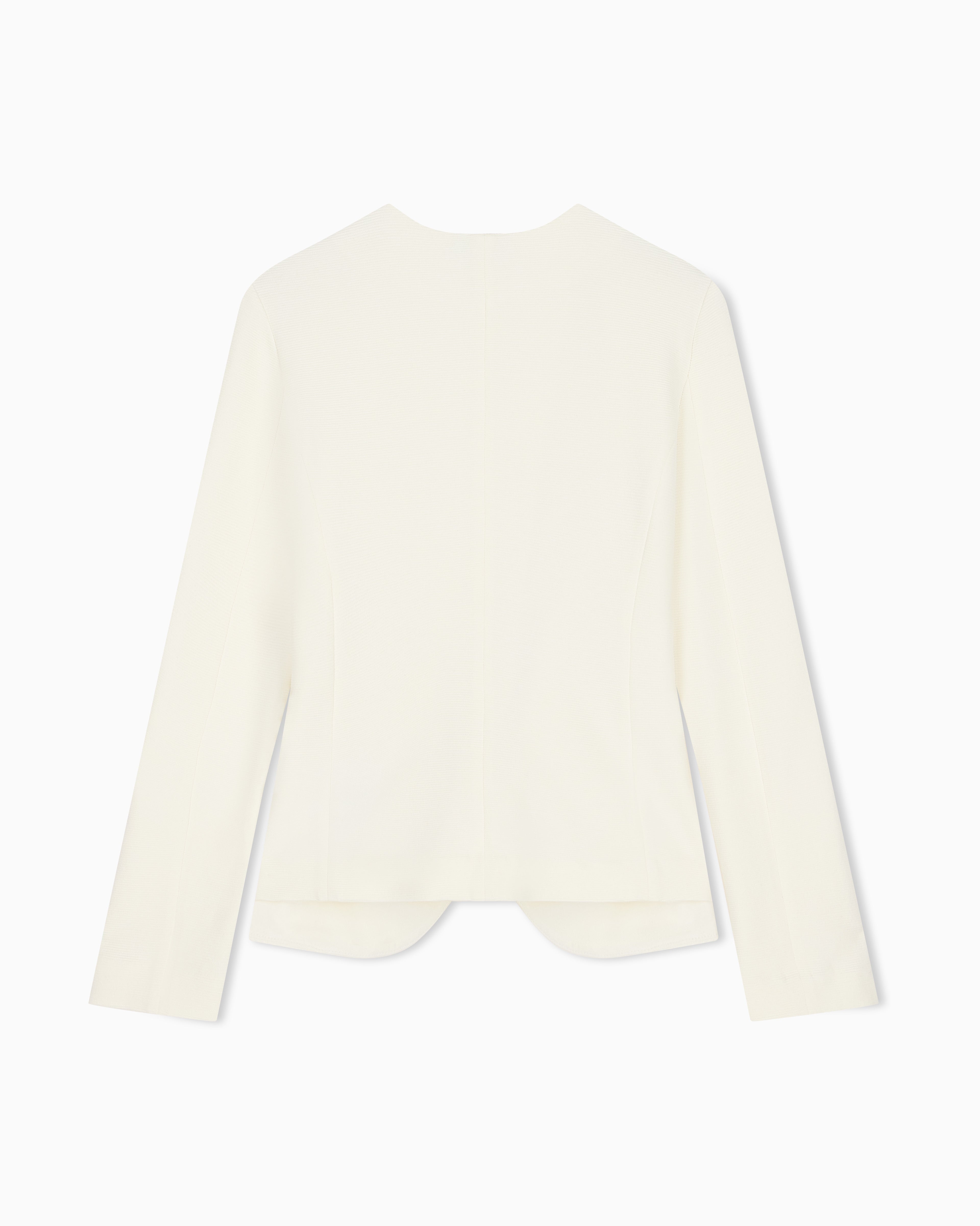 Emporio Armani Ottoman jersey jacket