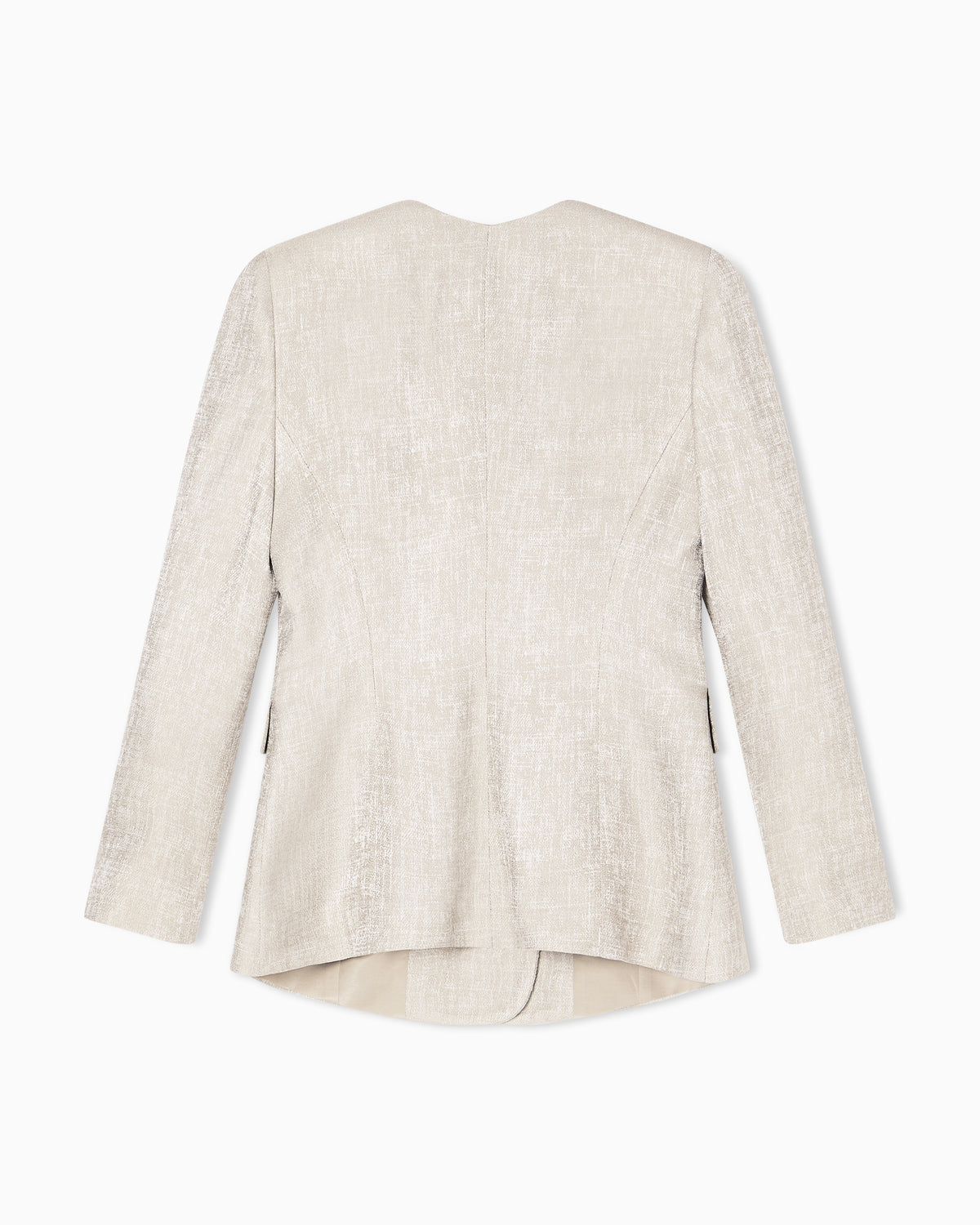 Emporio Armani Icon double-breasted jacket in armure jacquard
