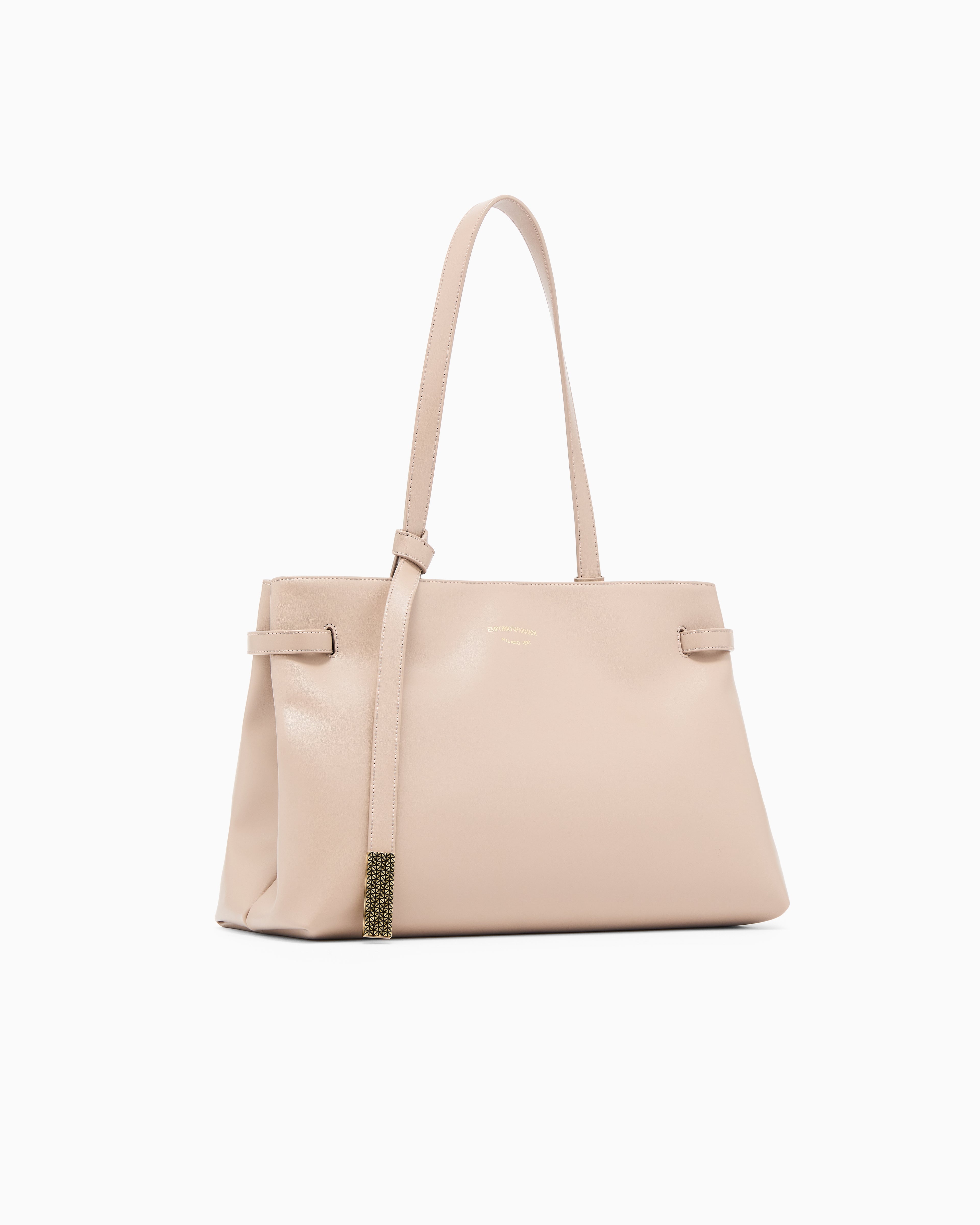 Emporio Armani Smooth leather shoulder bag