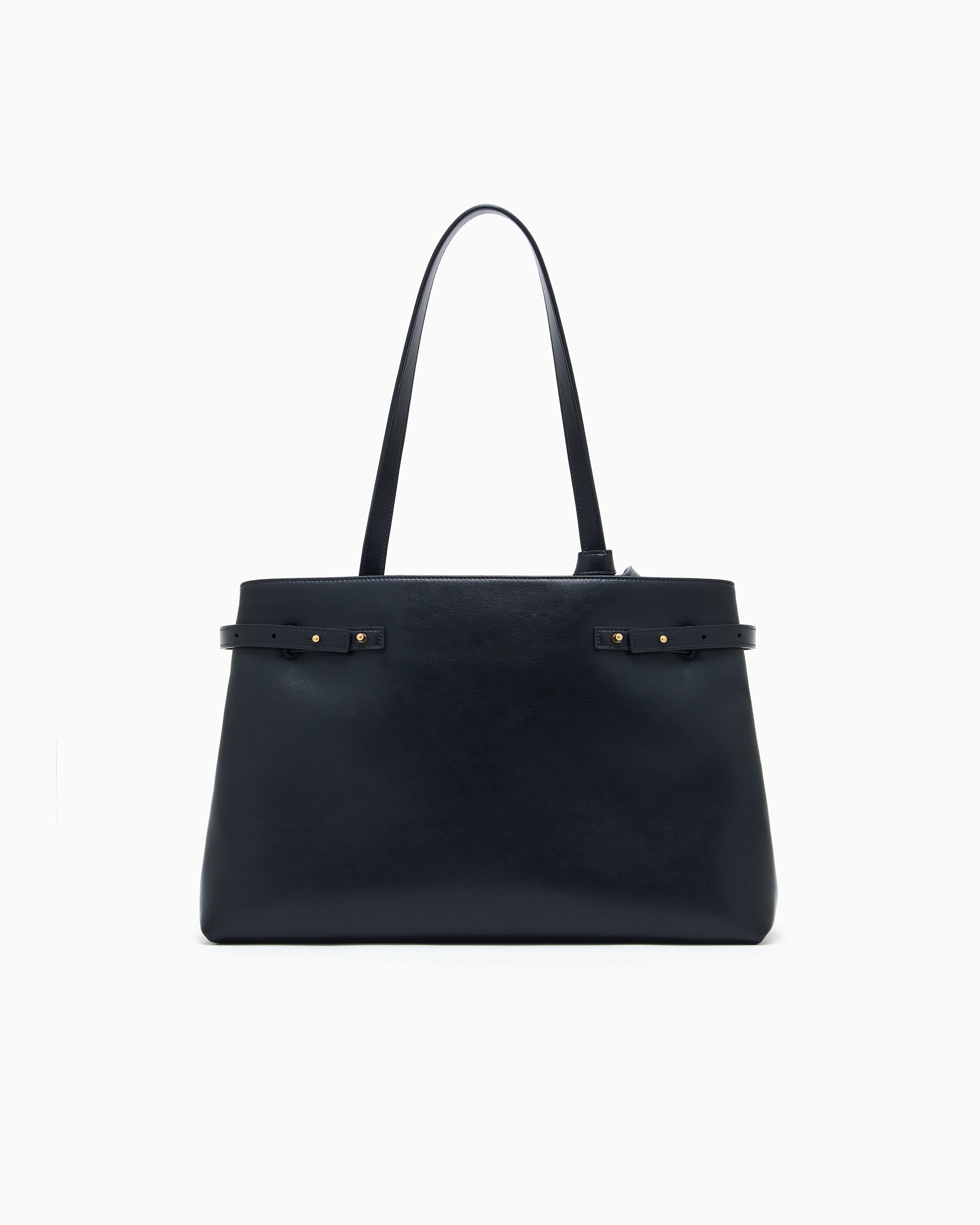 Emporio Armani Smooth leather shoulder bag