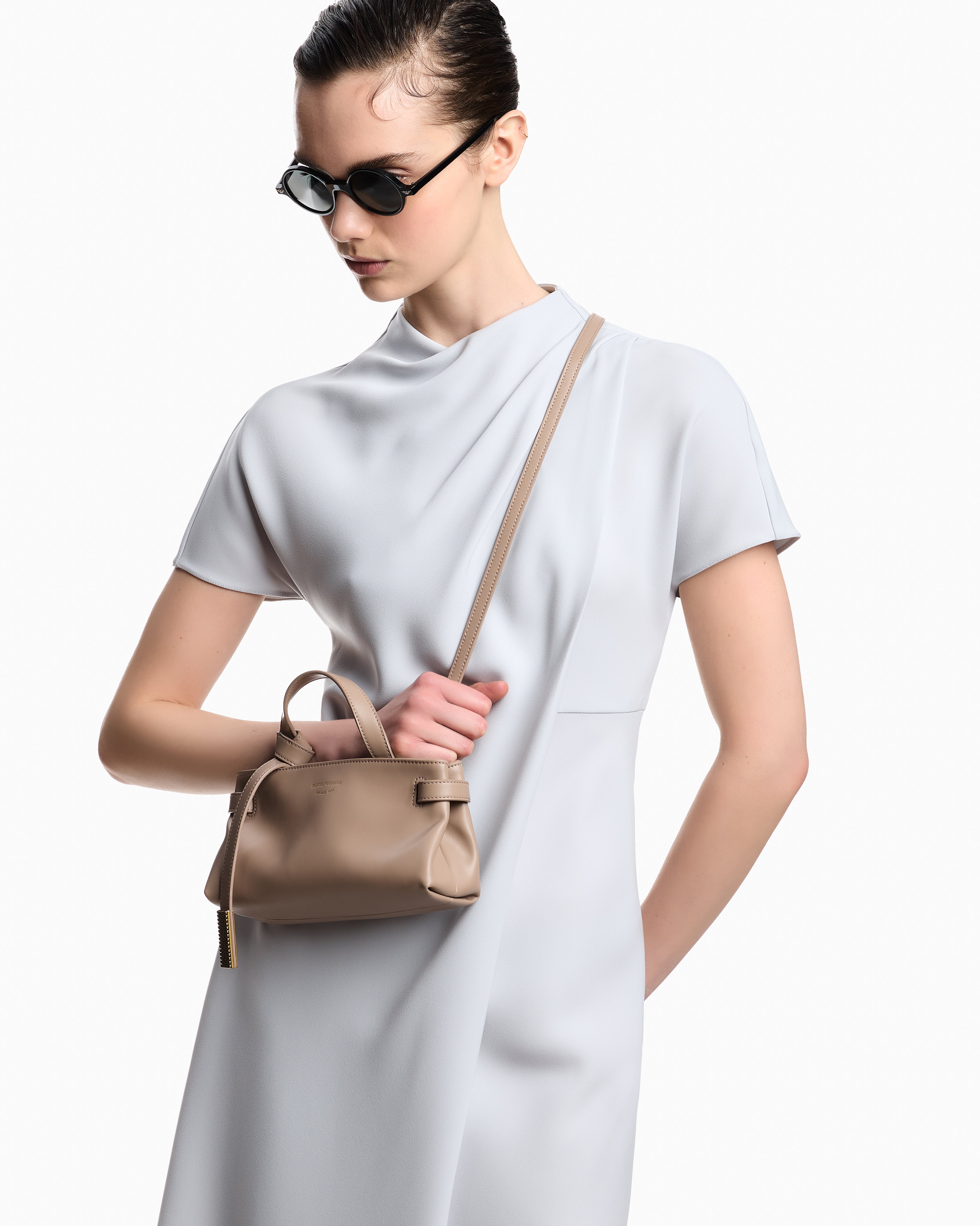 Emporio Armani Smooth leather mini bag