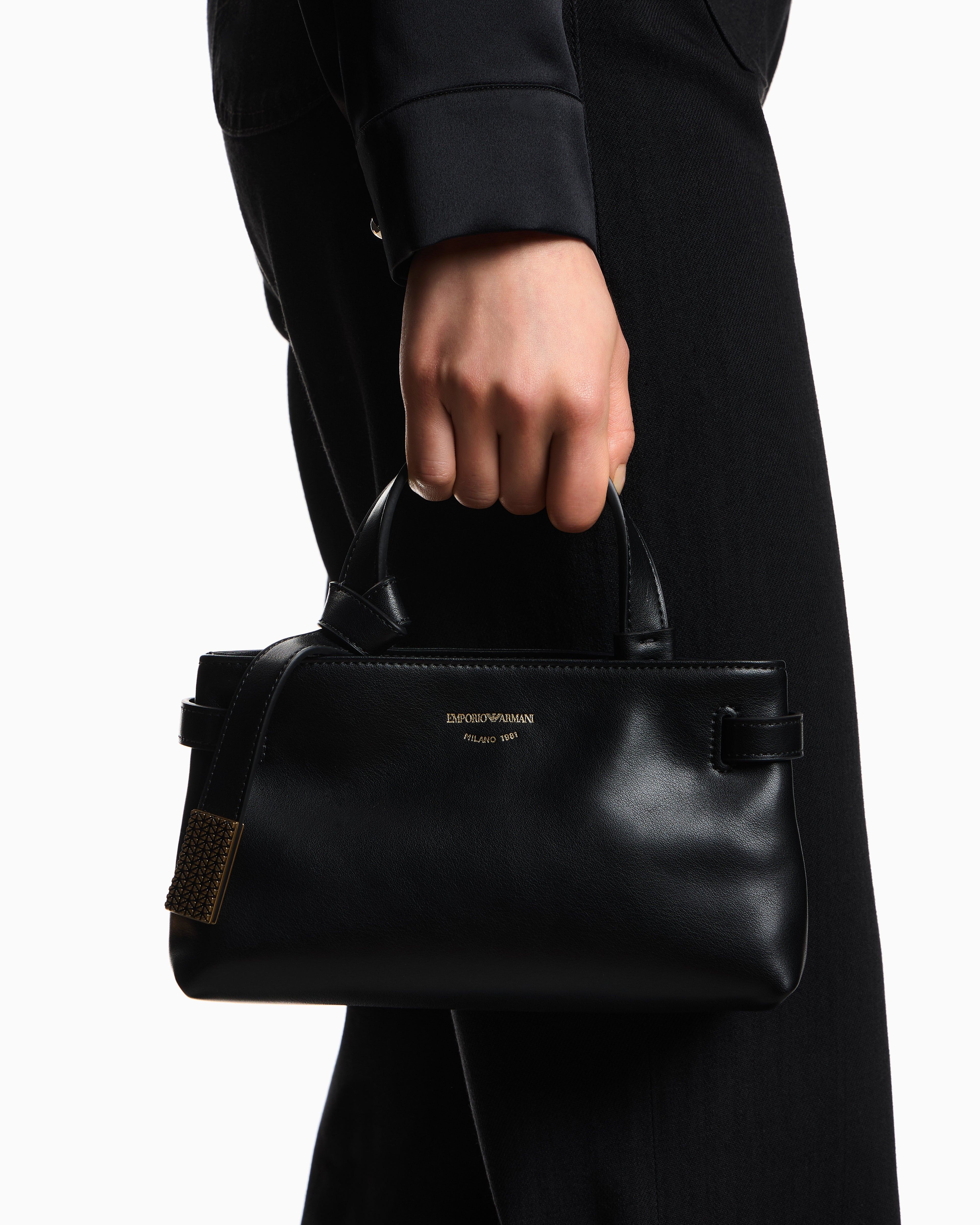 Emporio Armani Smooth leather mini bag