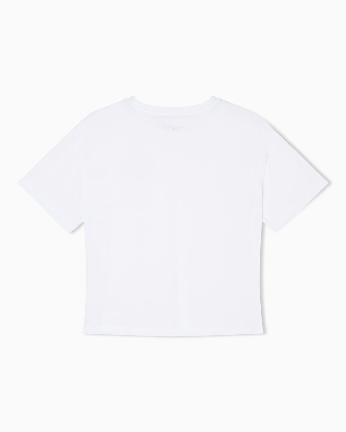 Emporio Armani Organic jersey T-shirt with logo stamp
