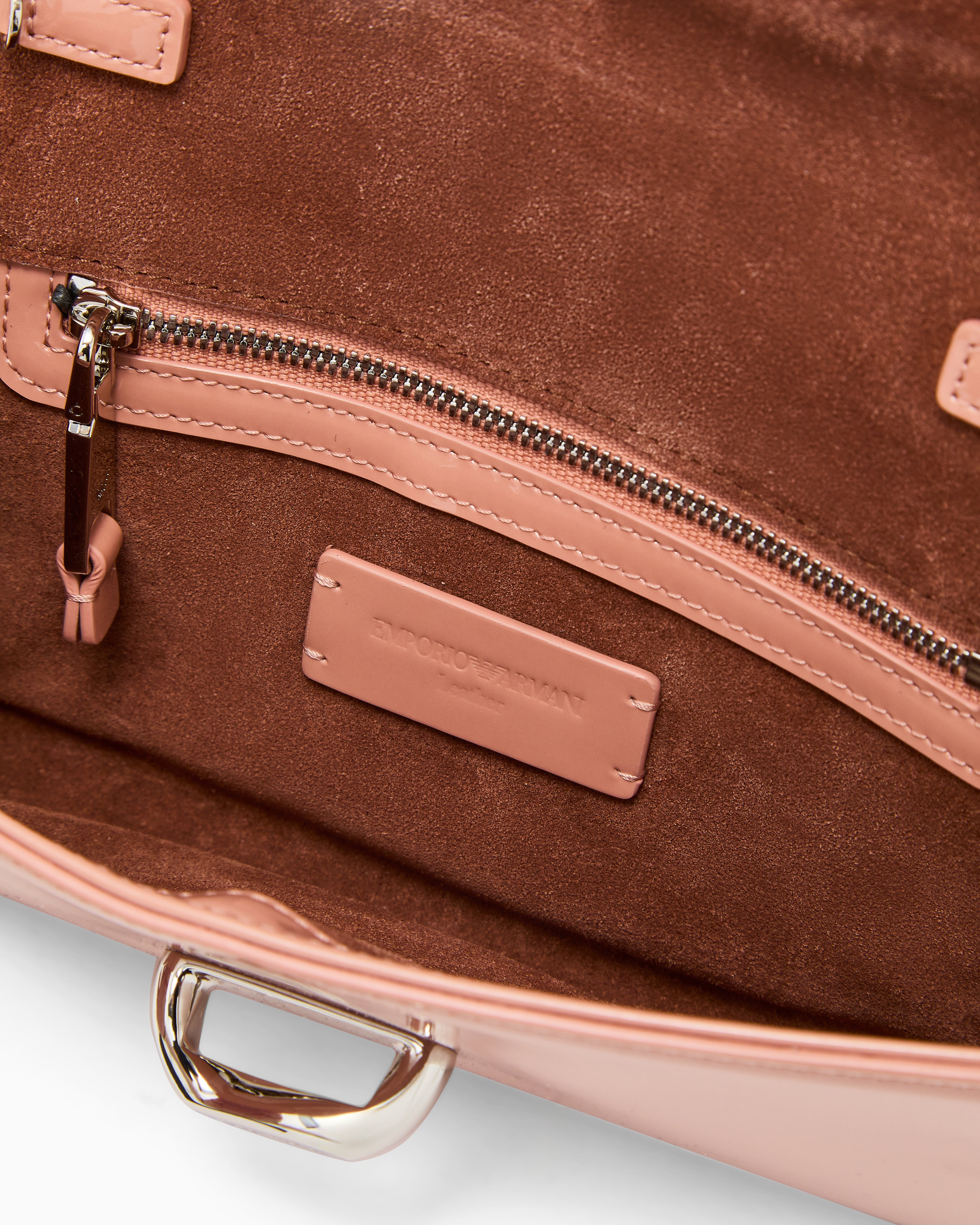 Emporio Armani Patent leather mini shoulder bag