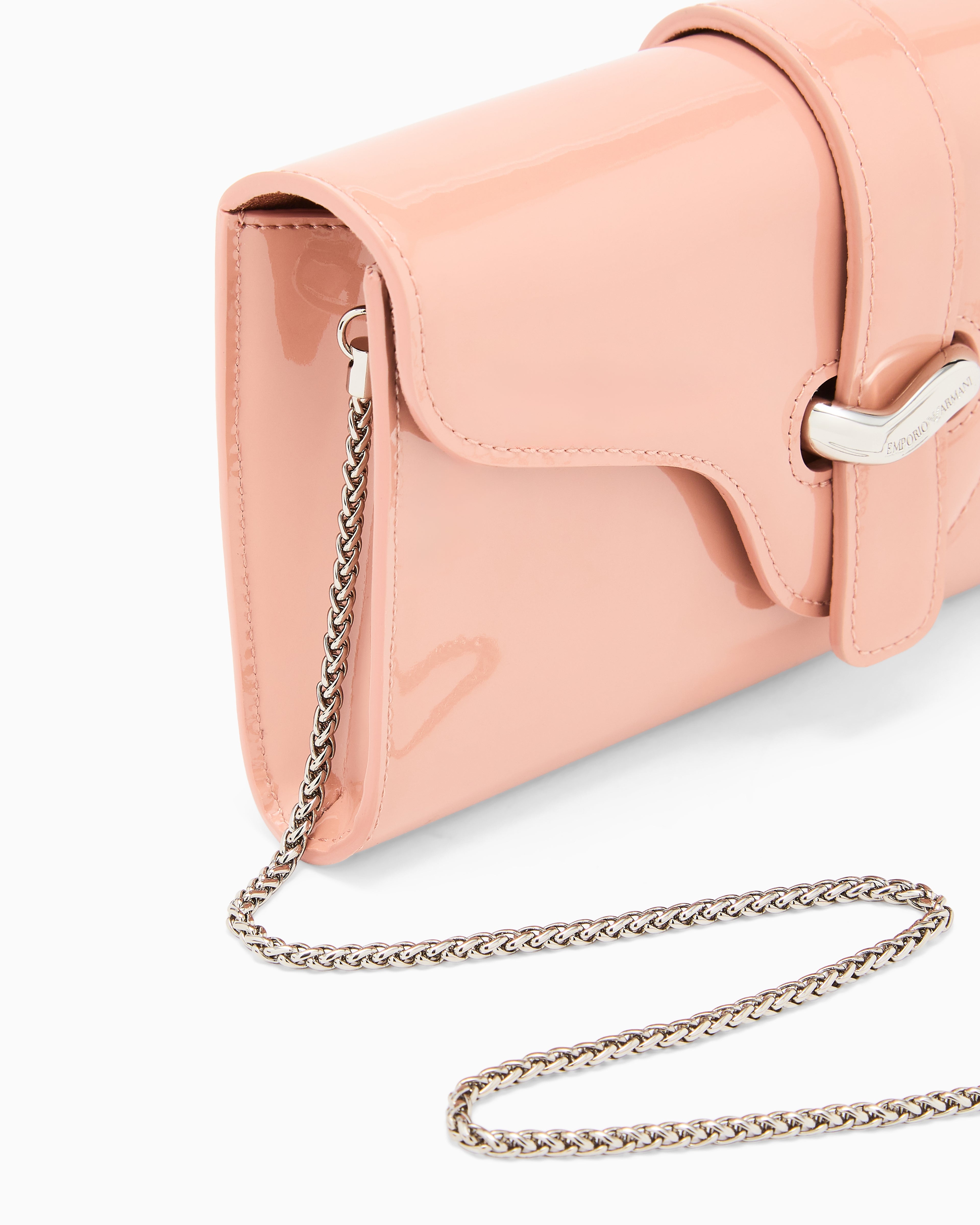 Emporio Armani Patent leather mini shoulder bag