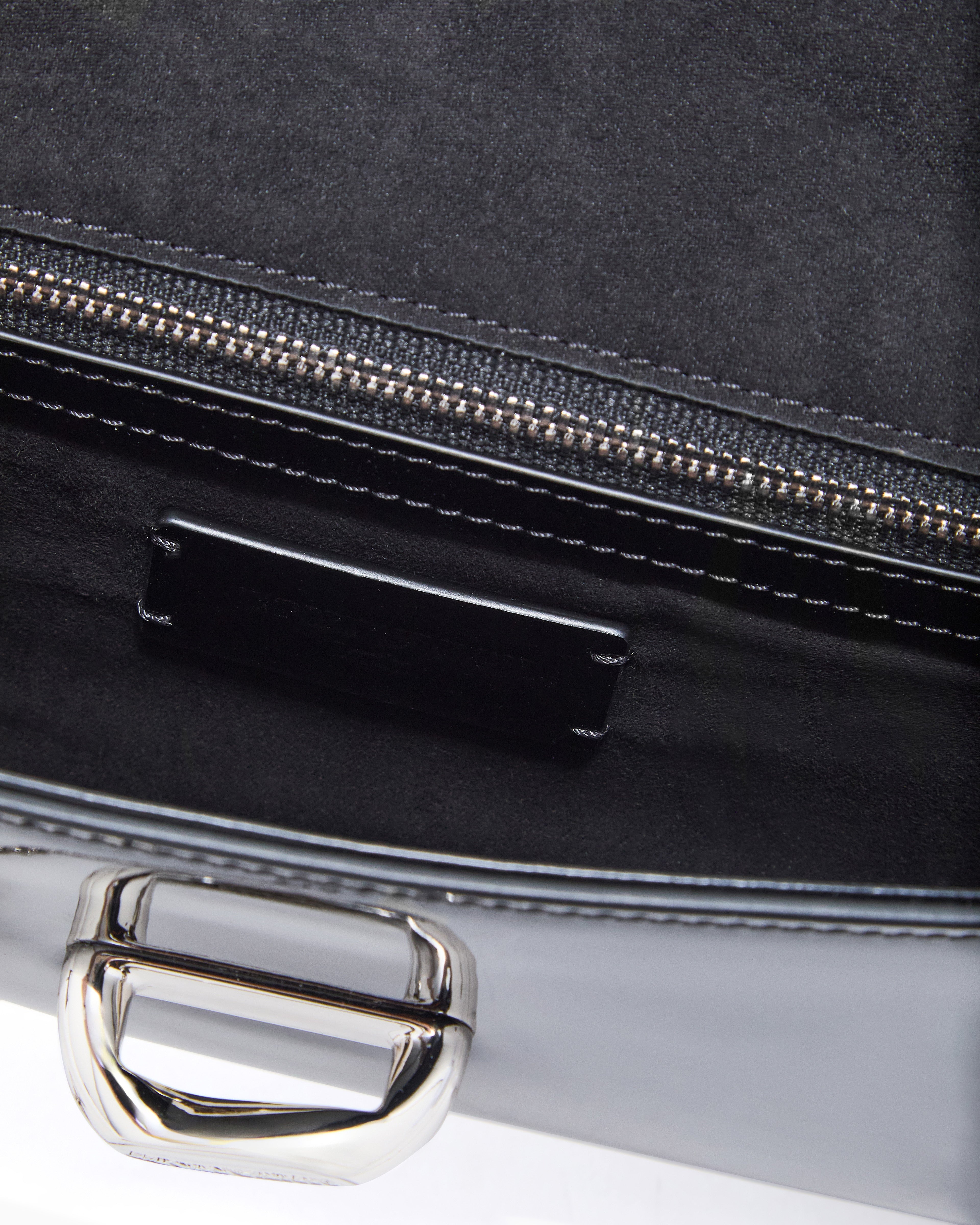 Emporio Armani Patent leather mini shoulder bag