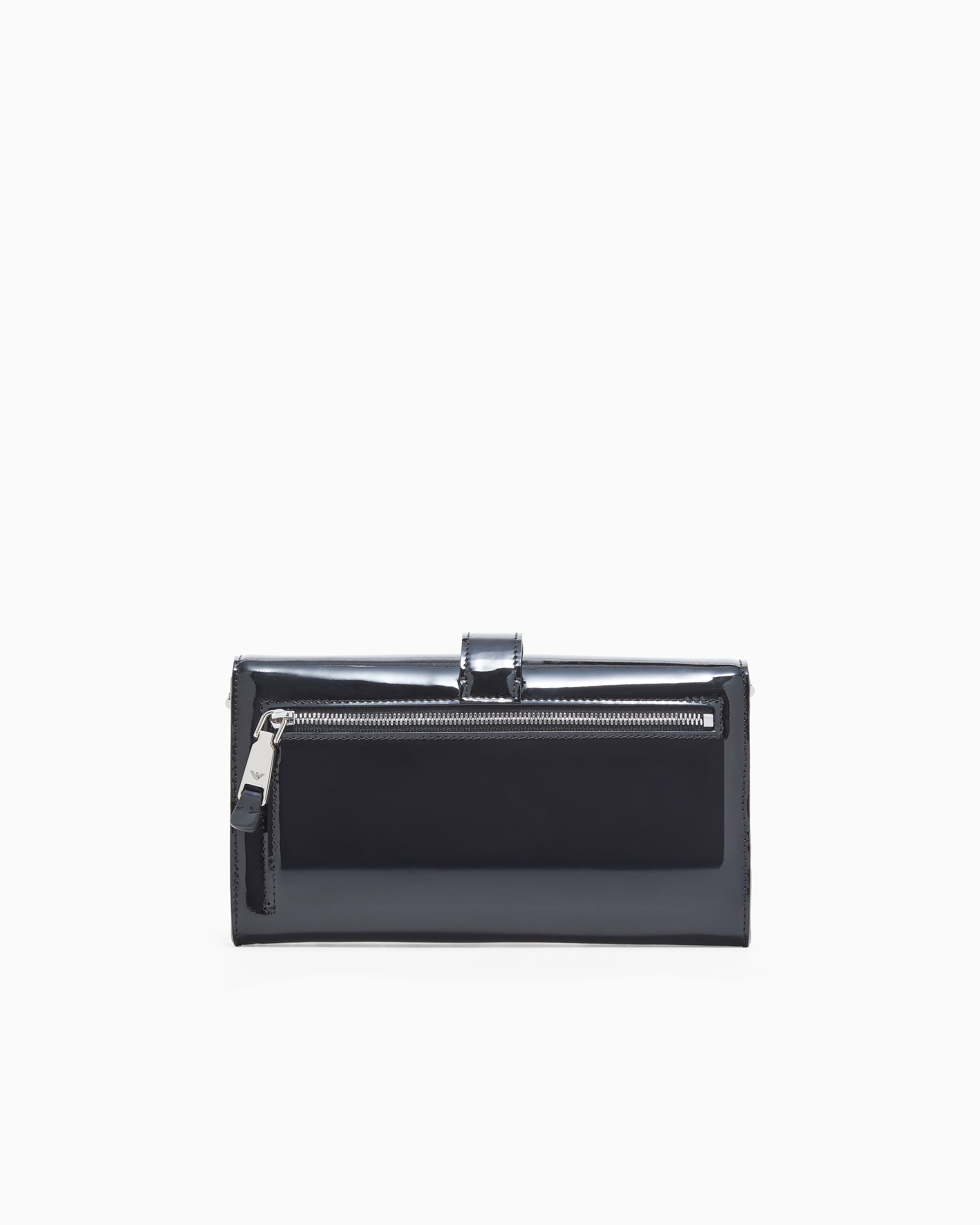 Emporio Armani Patent leather mini shoulder bag