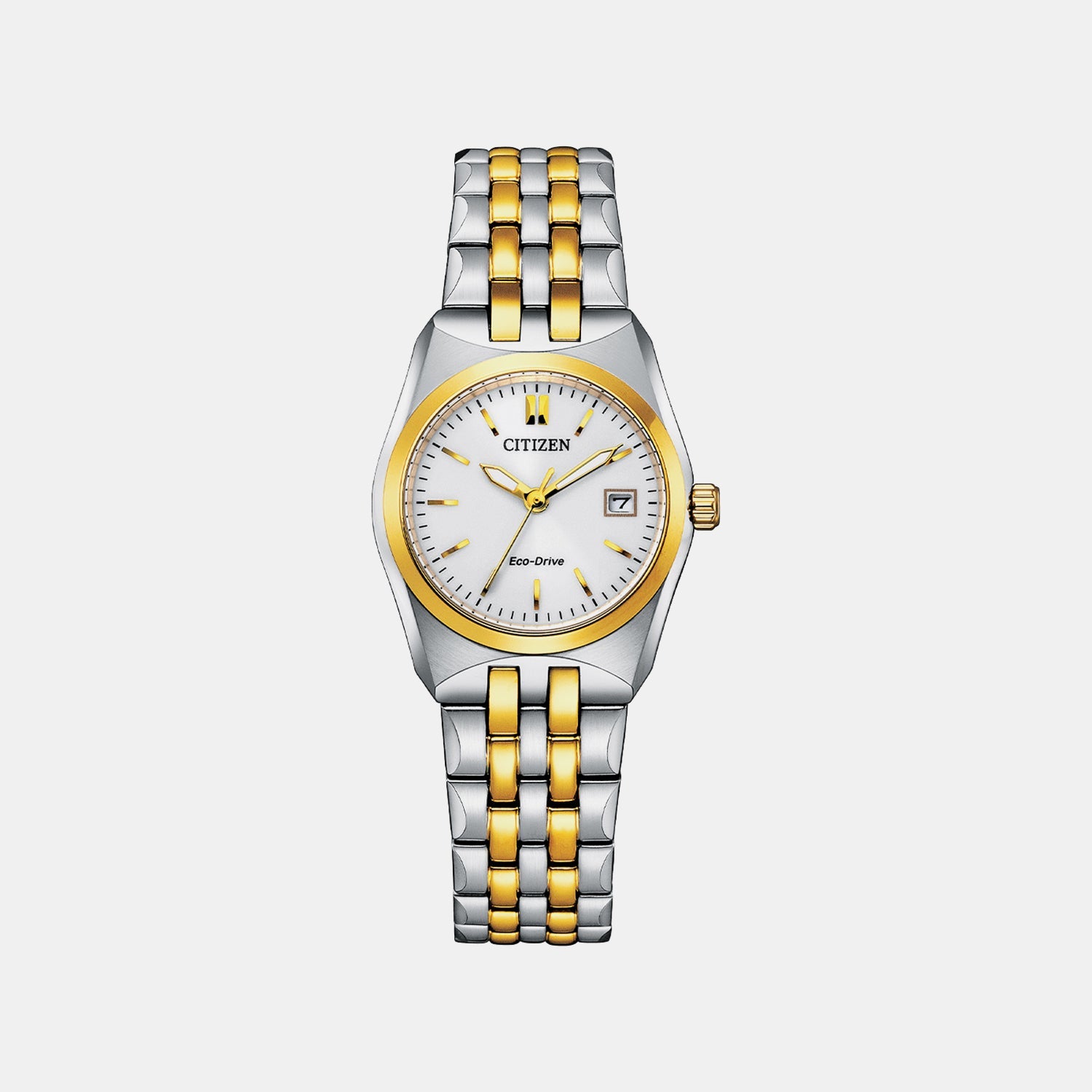 Citizen Corso Women Quartz White Dial Analog Stainless Steel Ew2299-50A