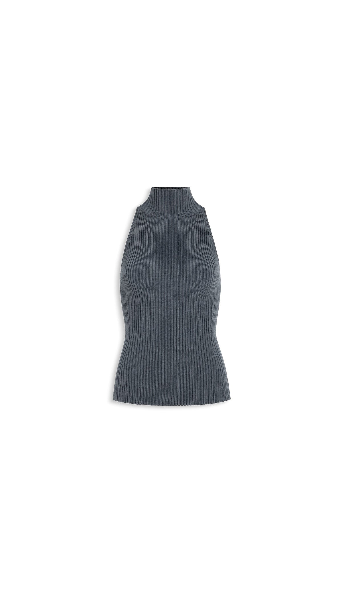 Alaïa Ribbed Halter Neck Top