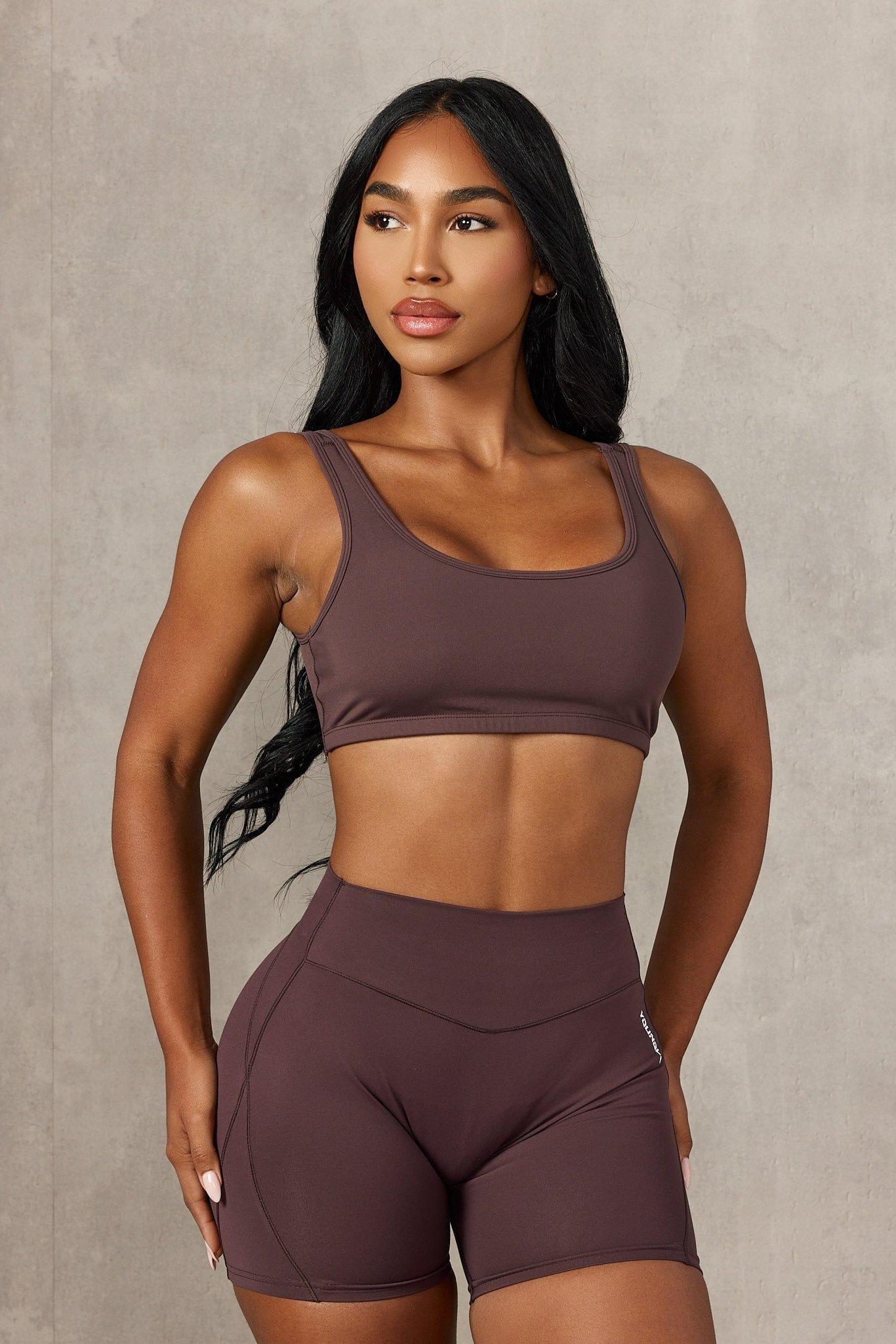 YoungLA W355 Locked In Sports Bra Truffle