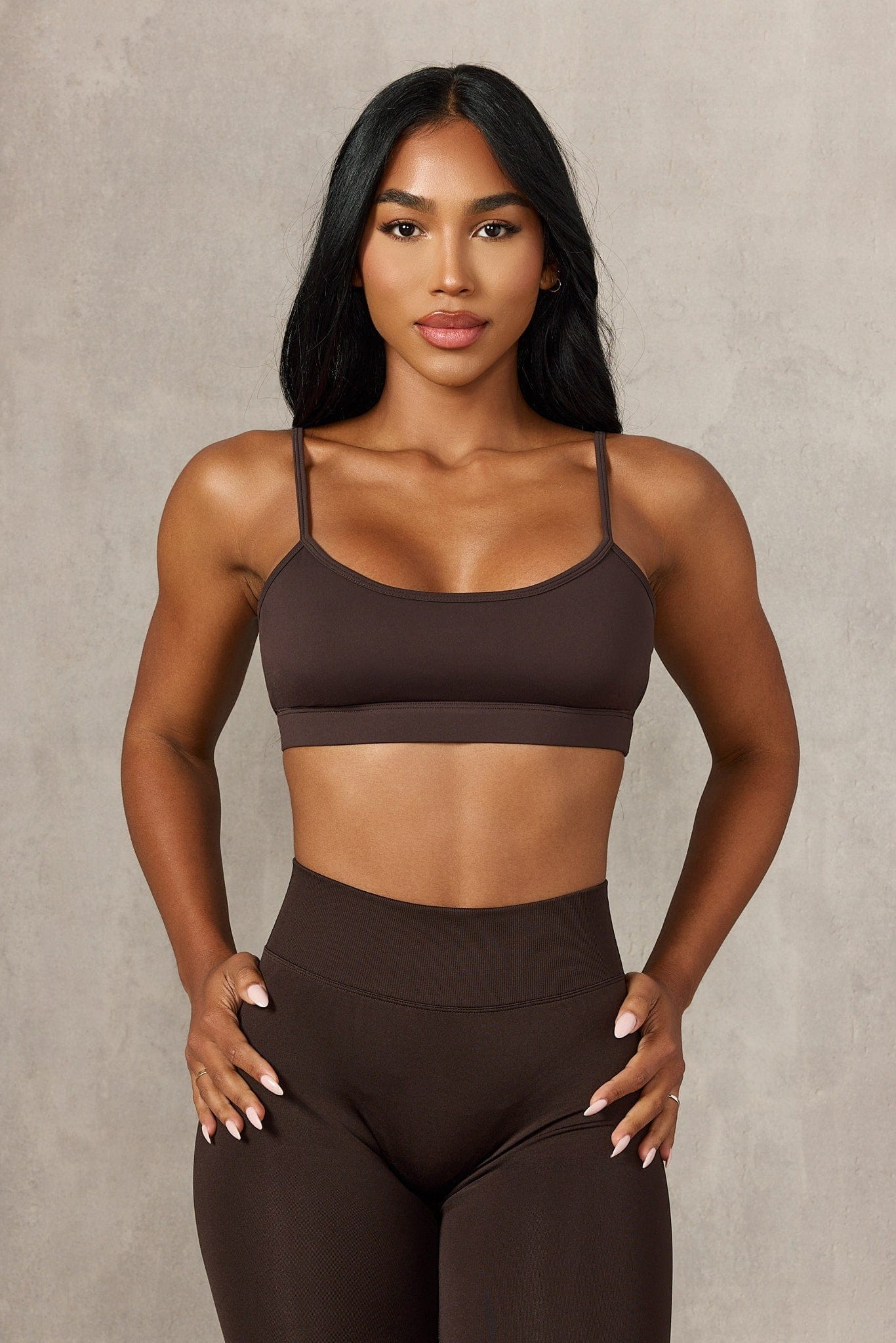 YoungLA W351 - Legacy Sports Bra Brown