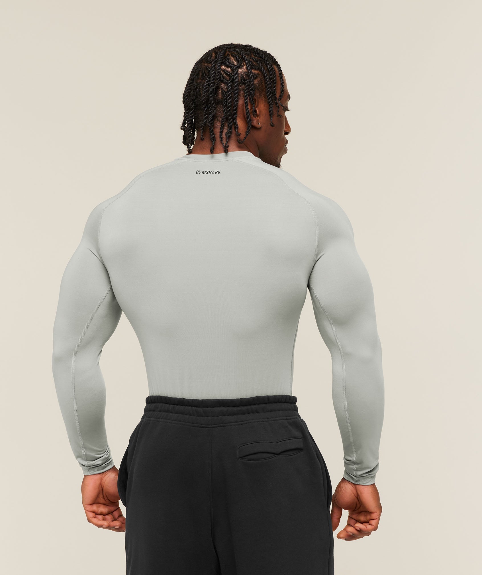 Gymshark Element Baselayer Long Sleeve T-Shirt Smokey Grey