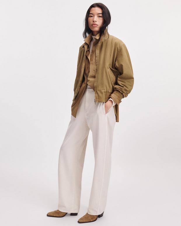 Rag & Bone Eliza Canvas Bomber Jacket