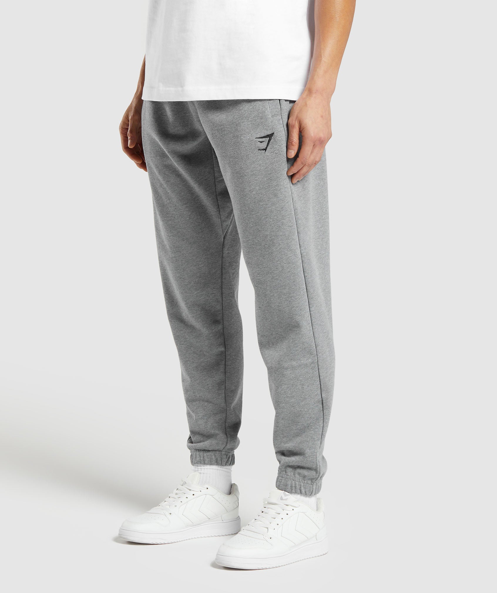 Gymshark Essential Oversized Joggers Charcoal Grey Marl
