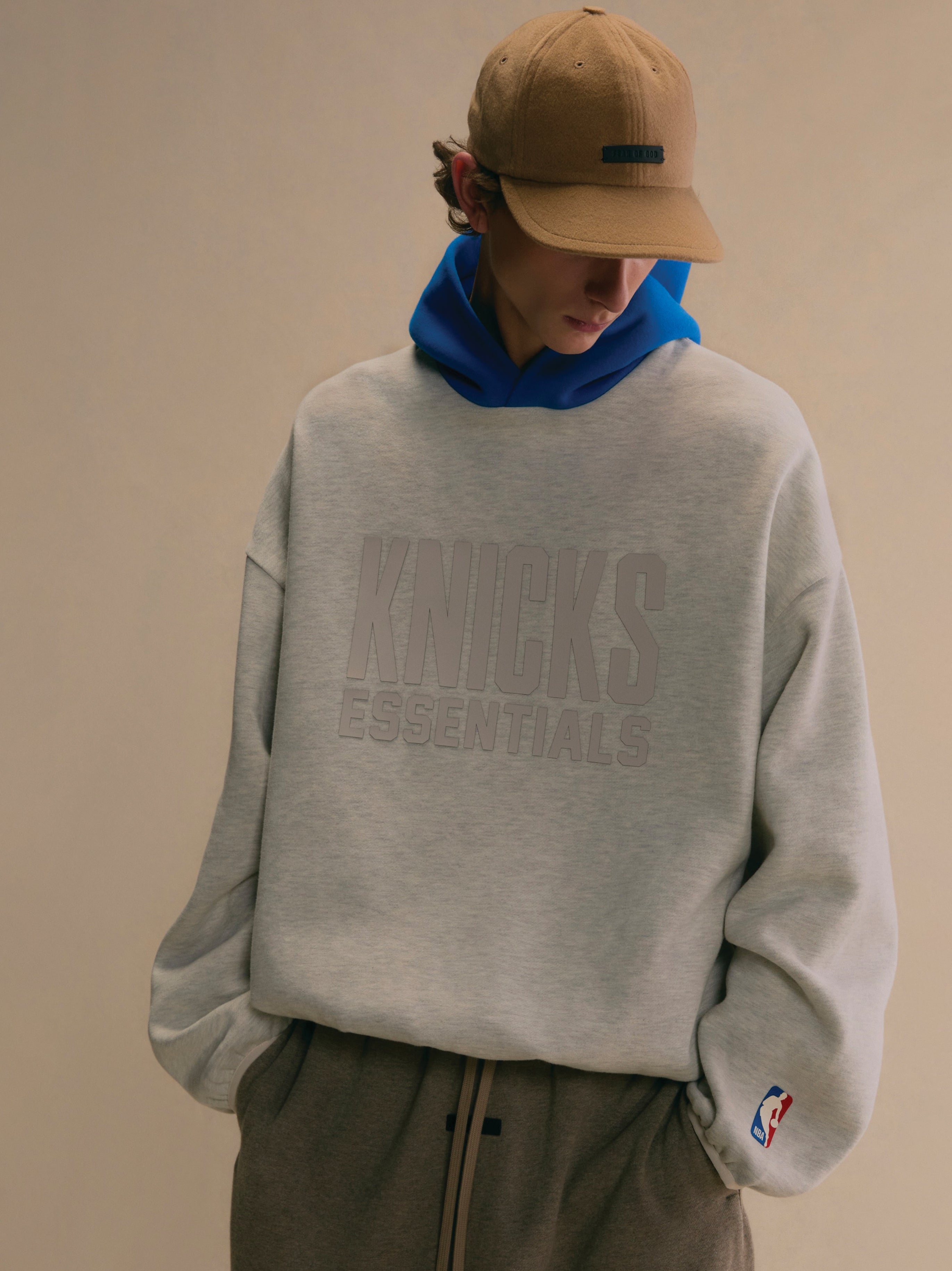 Essentials Essentials Knicks Hoodie Light Heather