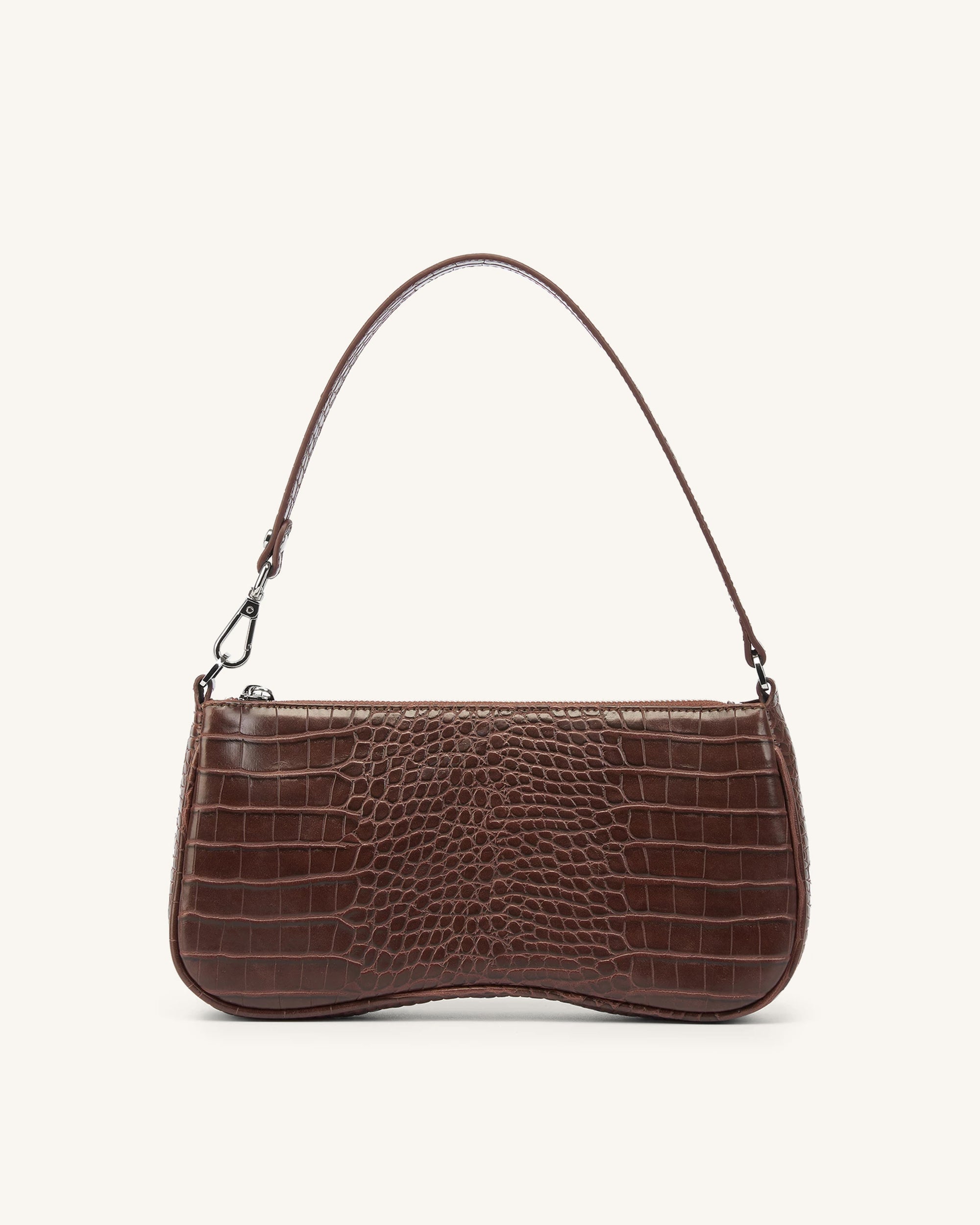 Jw Pei Eva Shoulder Handbag Brown Croc