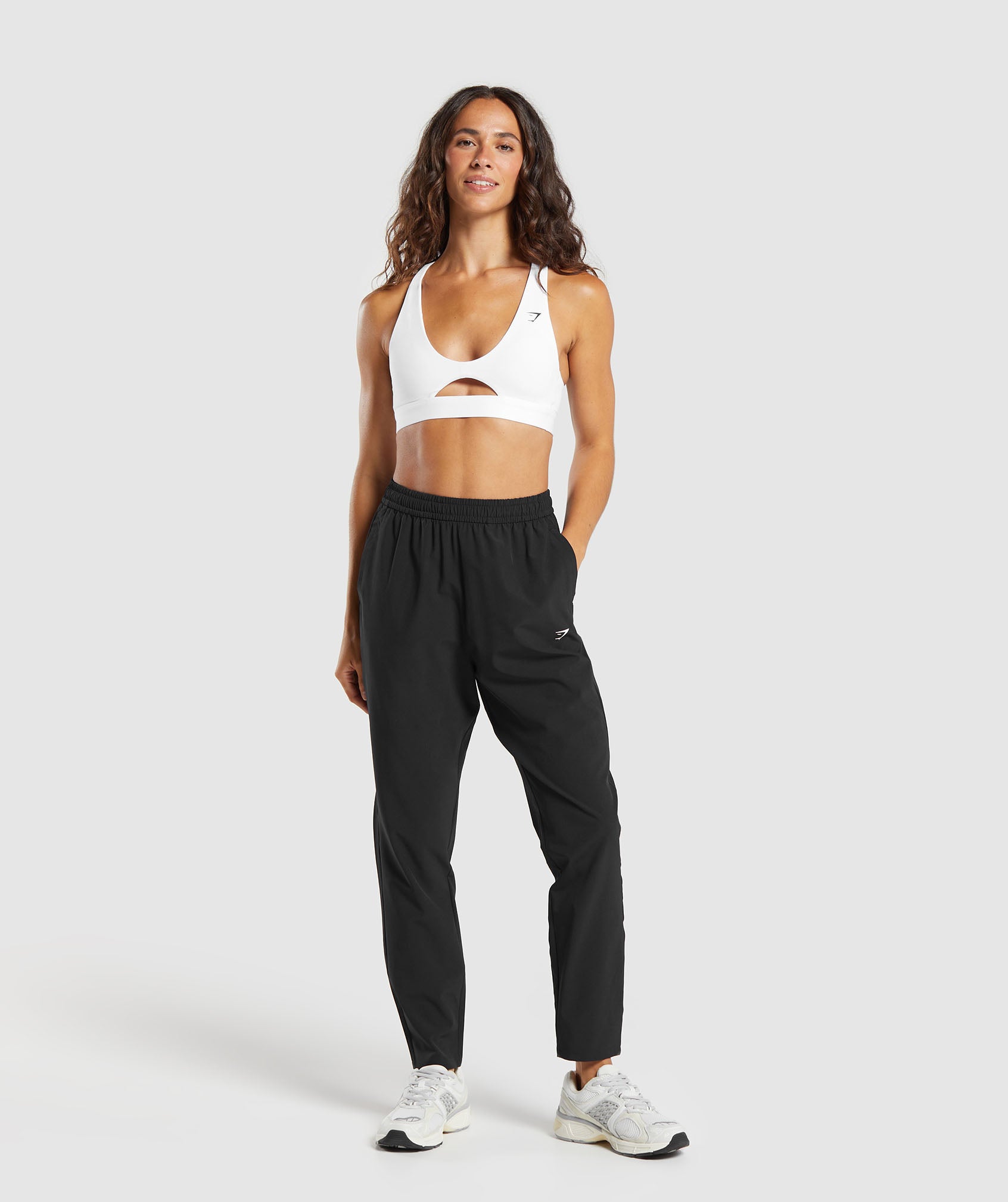 Women's Gymshark Everyday Woven Pants Black