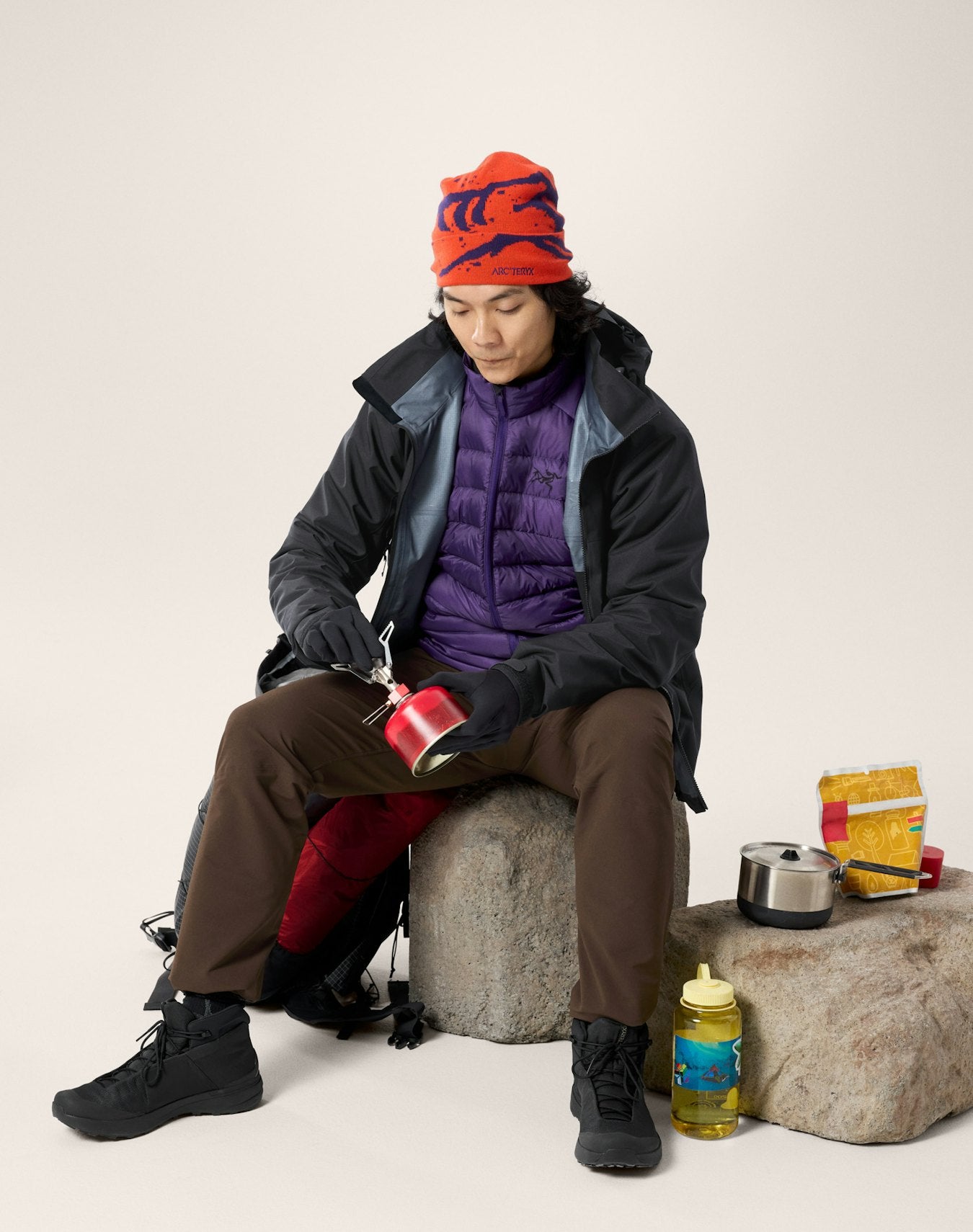 Arc'teryx Outlet Cerium Jacket Men's Azalea Black