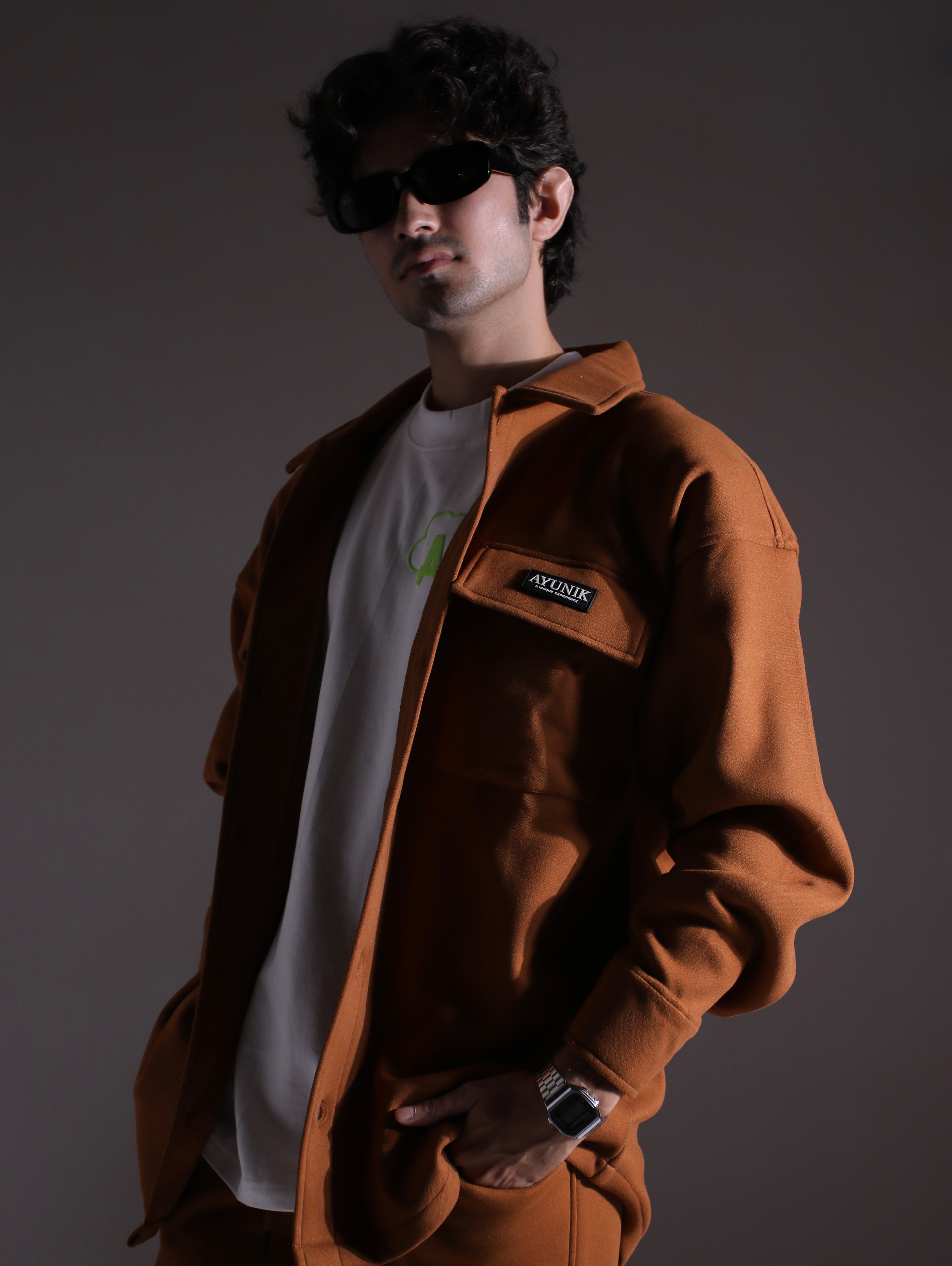 Street V2 :- Tan Overshirt