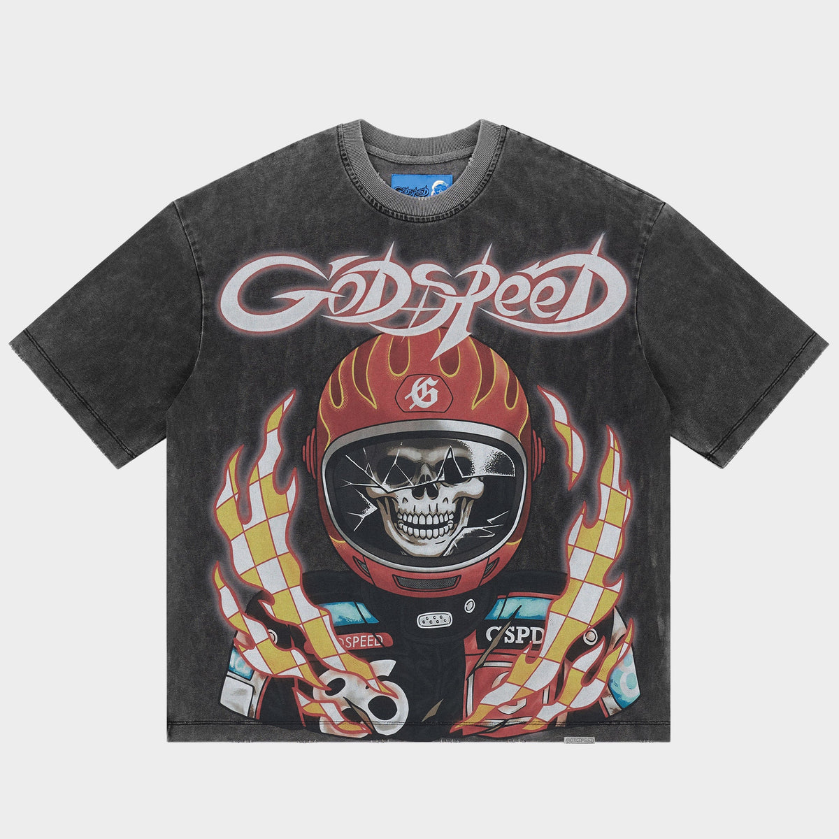 Godspeed Road Rage T-Shirt NG (Grey Wash)