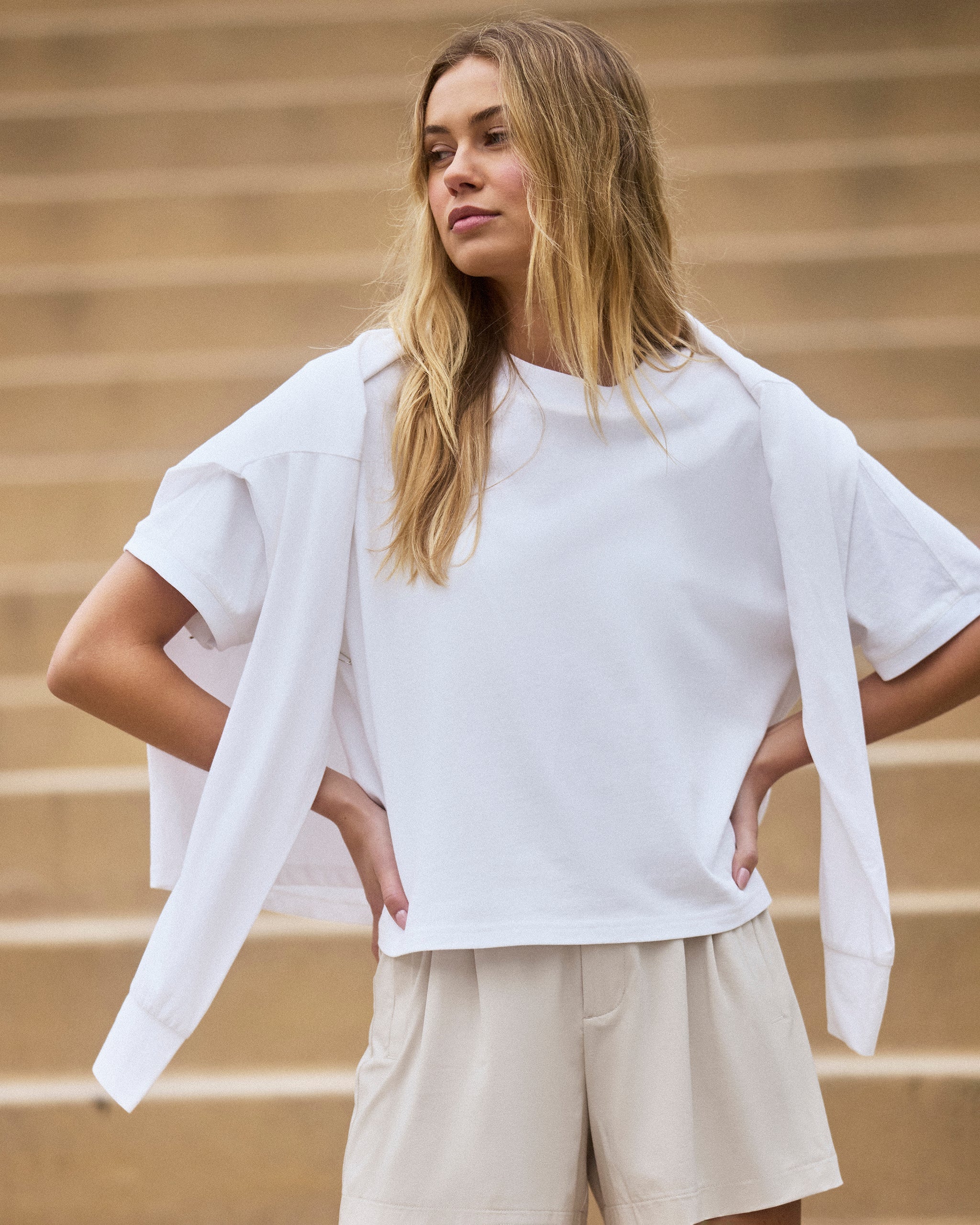 Vuori Short Sleeve Heavyweight Oversized Cotton Tee