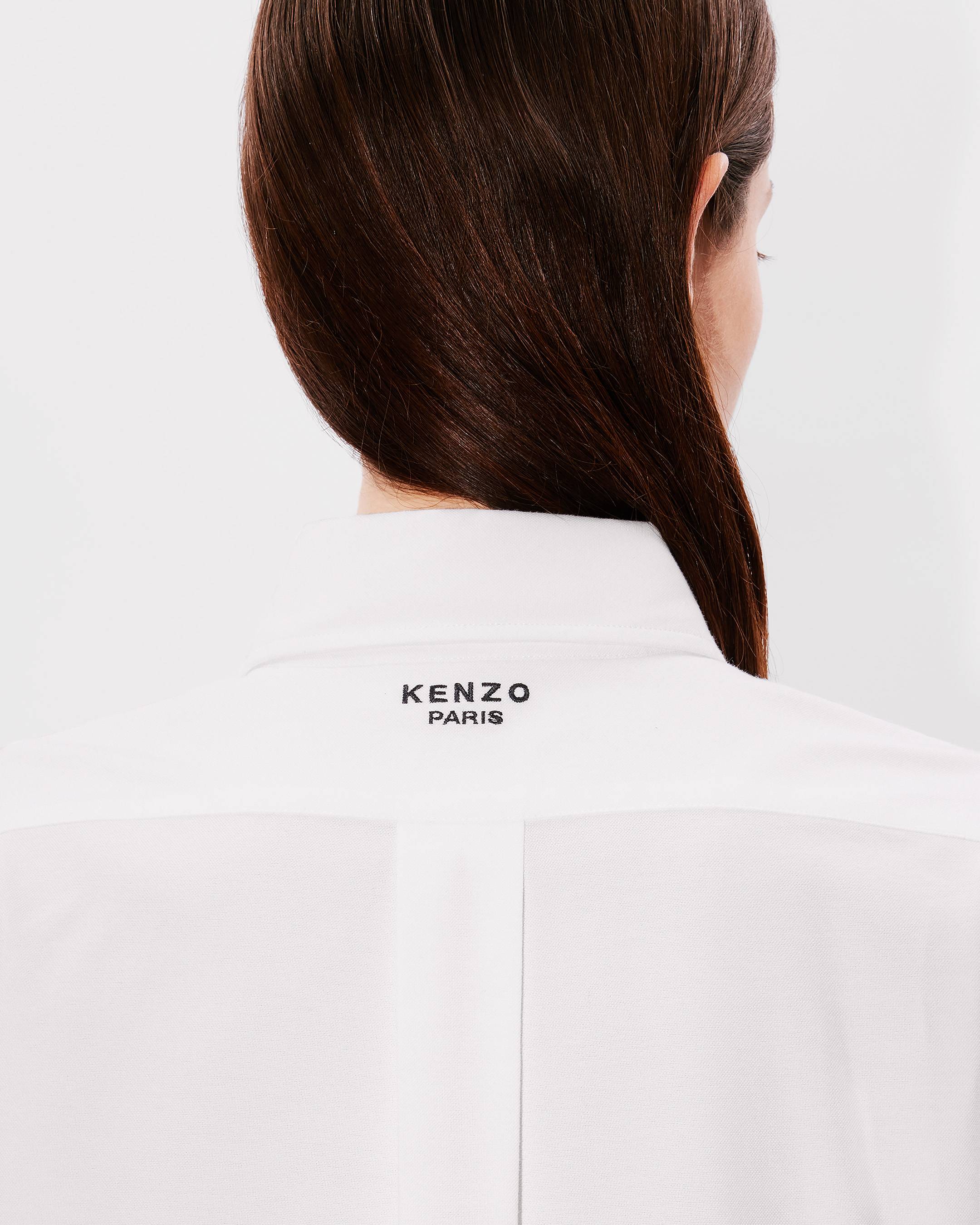 Kenzo Boke Flower Embroidered Fitted Shirt Women's