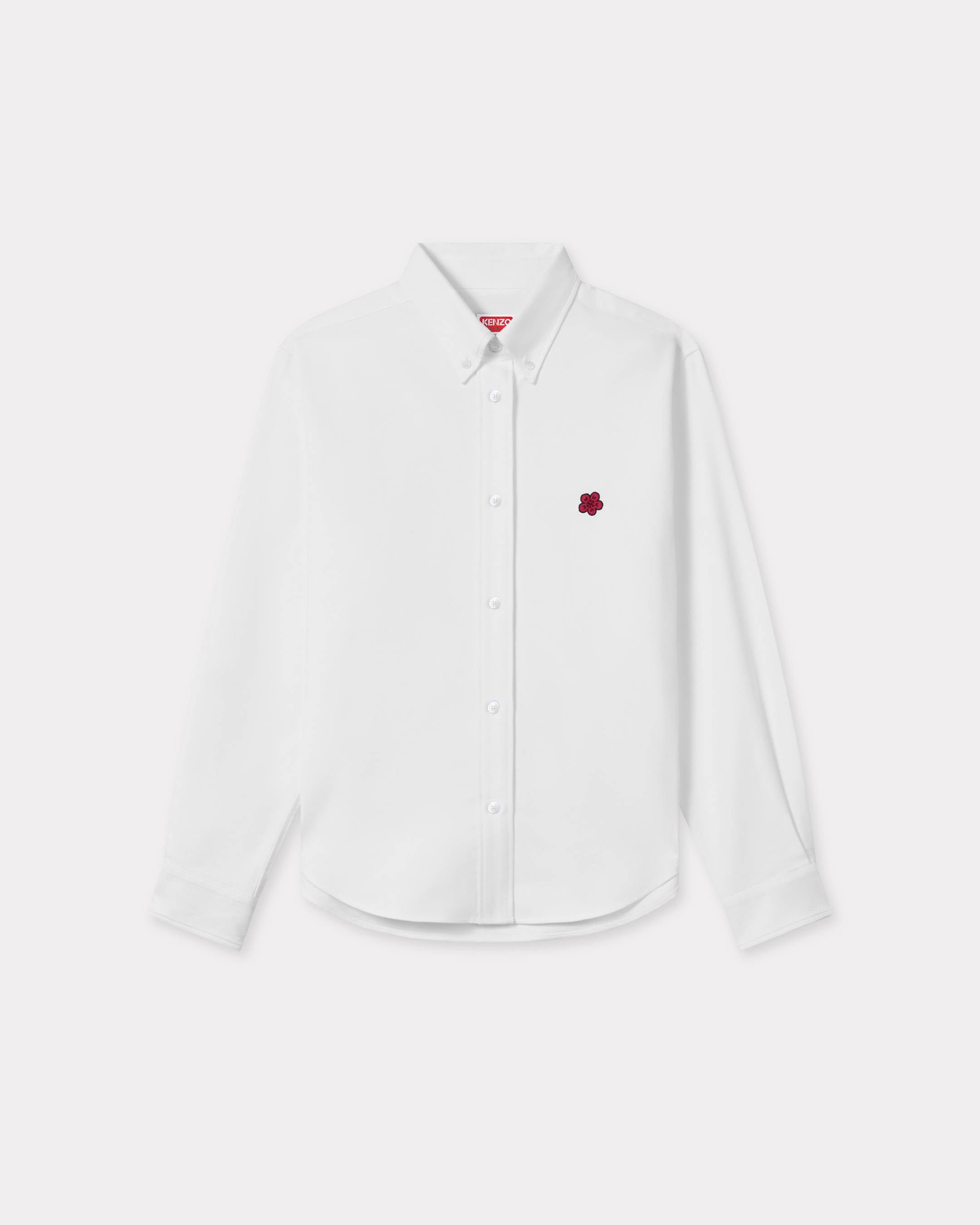 Kenzo Boke Flower Embroidered Fitted Shirt Women's