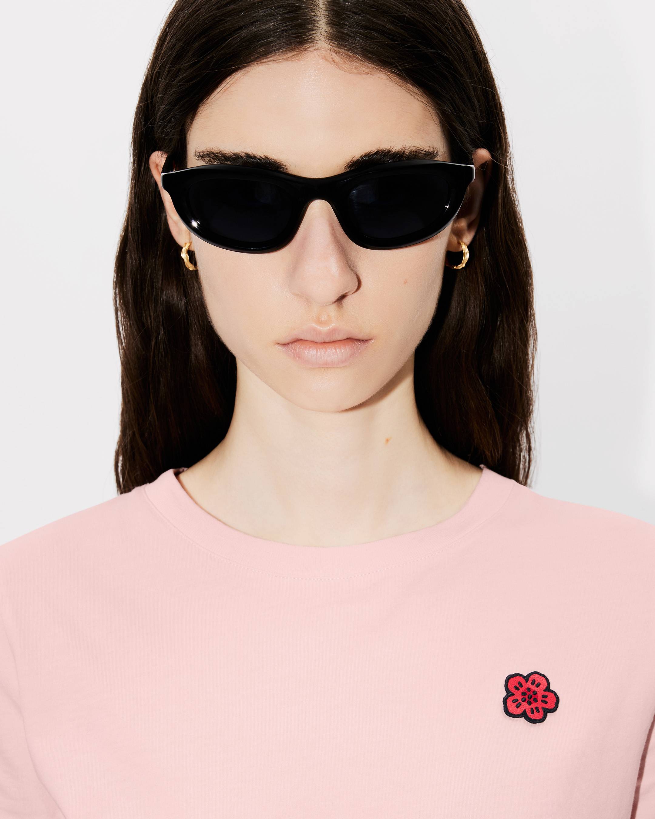 Kenzo Boke Flower Embroidered Tshirt In Cotton Women's