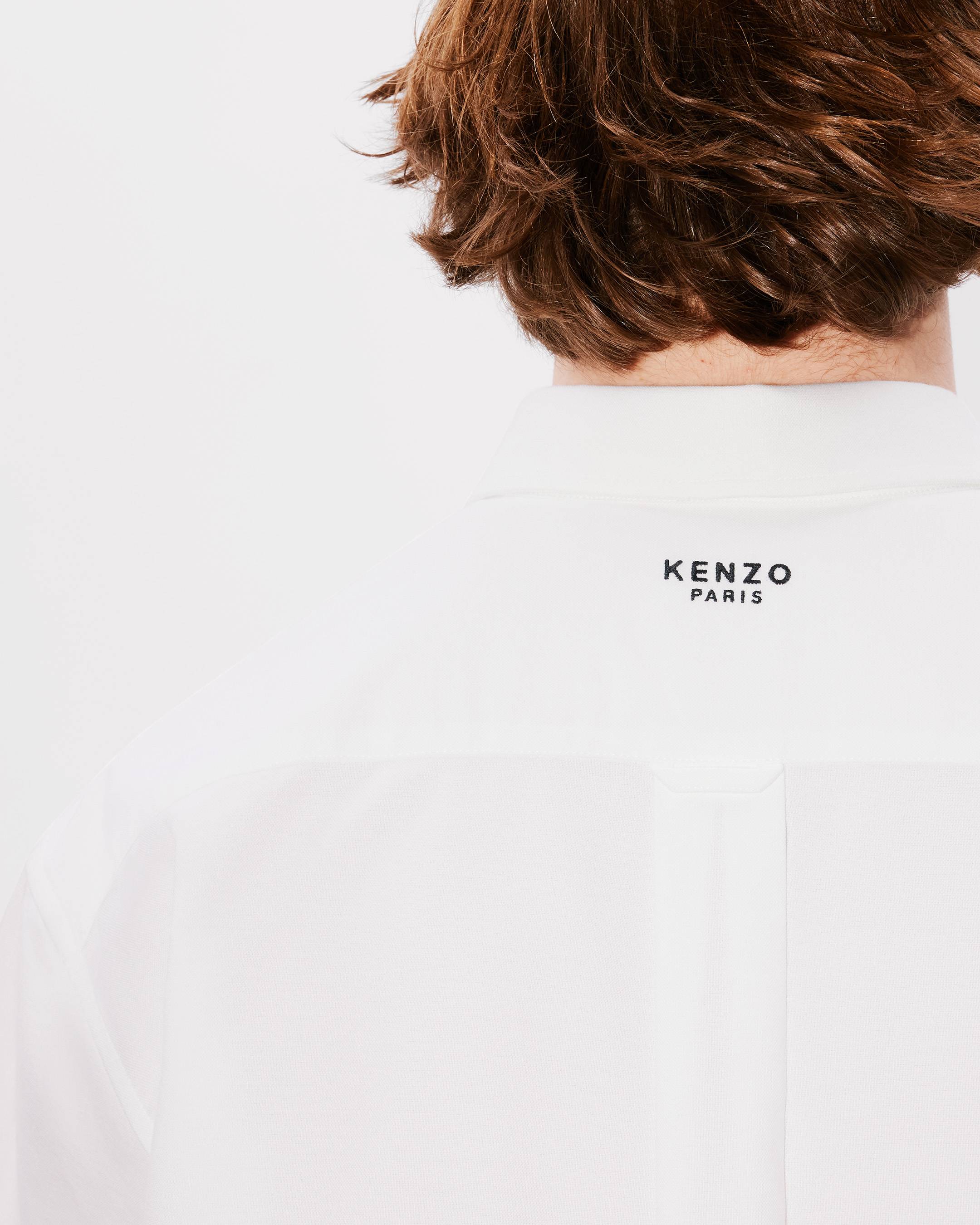 Kenzo Boke Flower Embroidered Casual Shirt