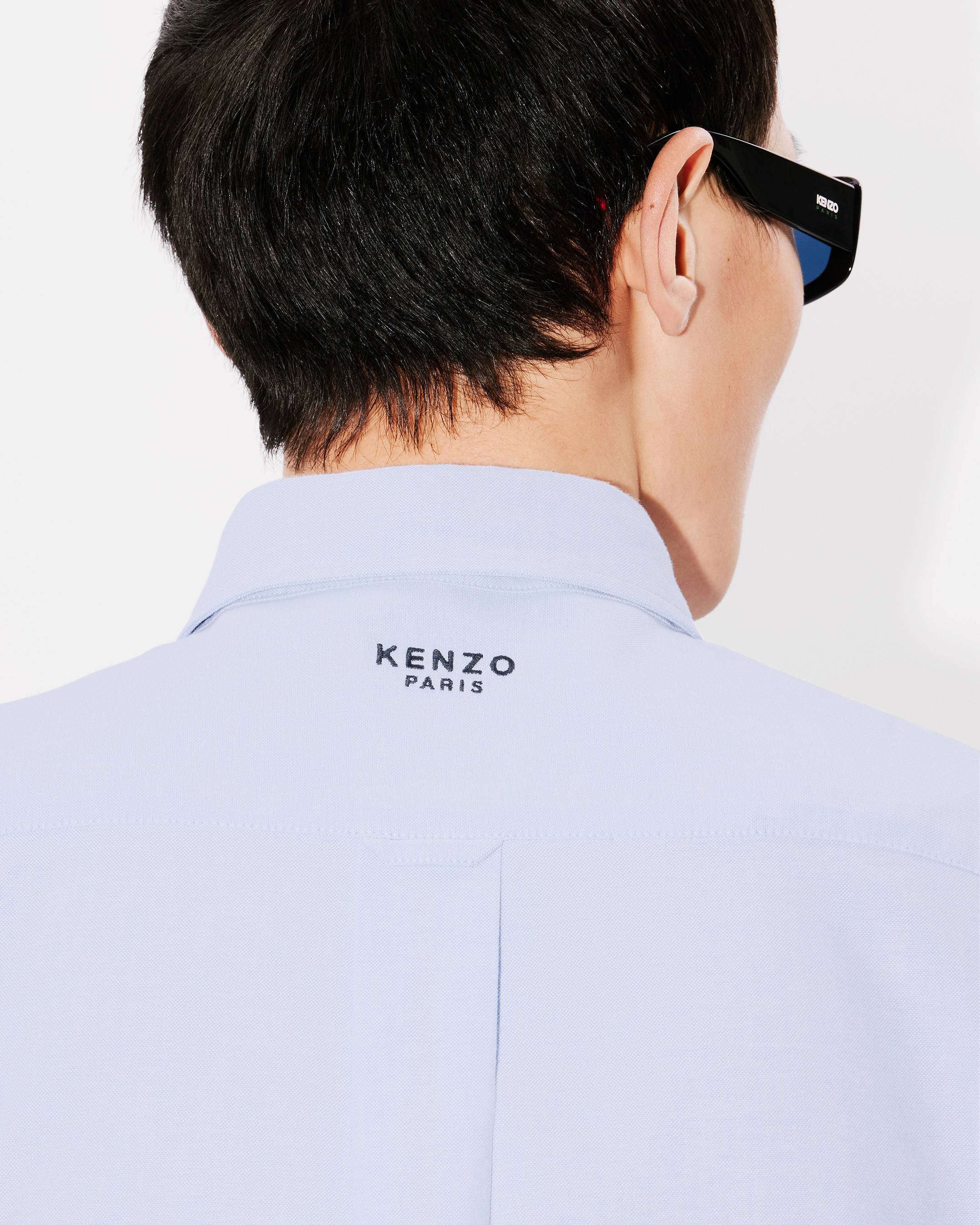 Kenzo Boke Flower Embroidered Casual Shirt