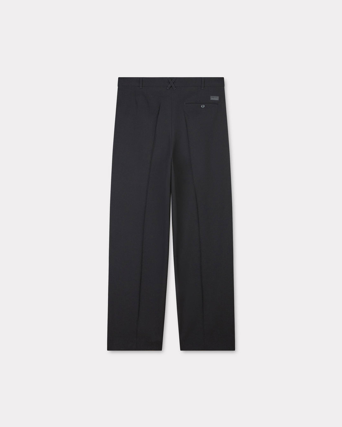 Kenzo Pleated Tailored Pants In Virgin Wool